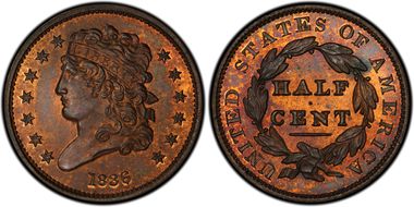  
	PR65RB PCGS grade 
