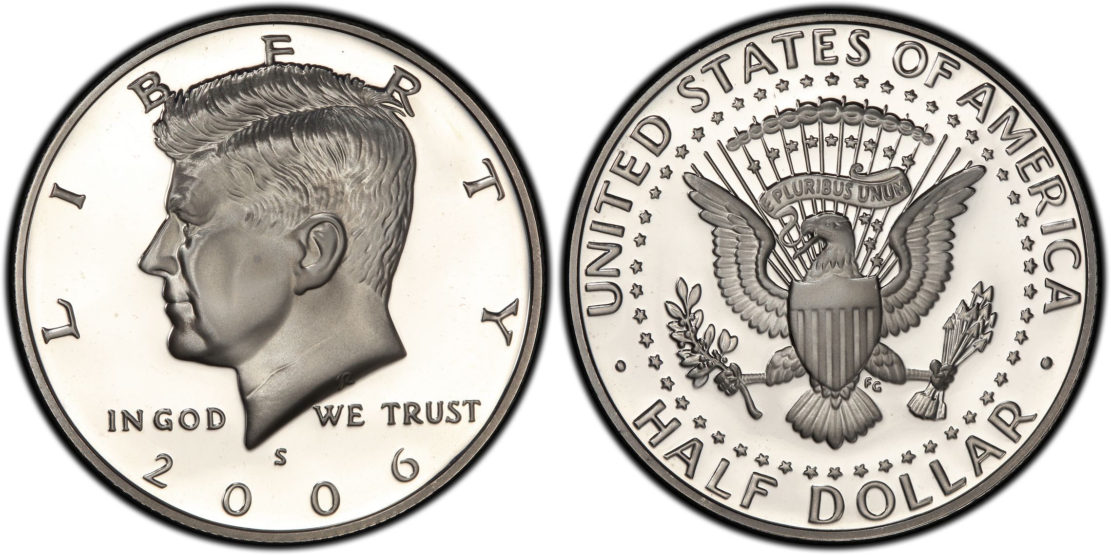 Details about   United States 2006-S Proof John F Kennedy Half Dollar~Free Shipping 