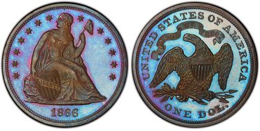 PR66+RB PCGS grade