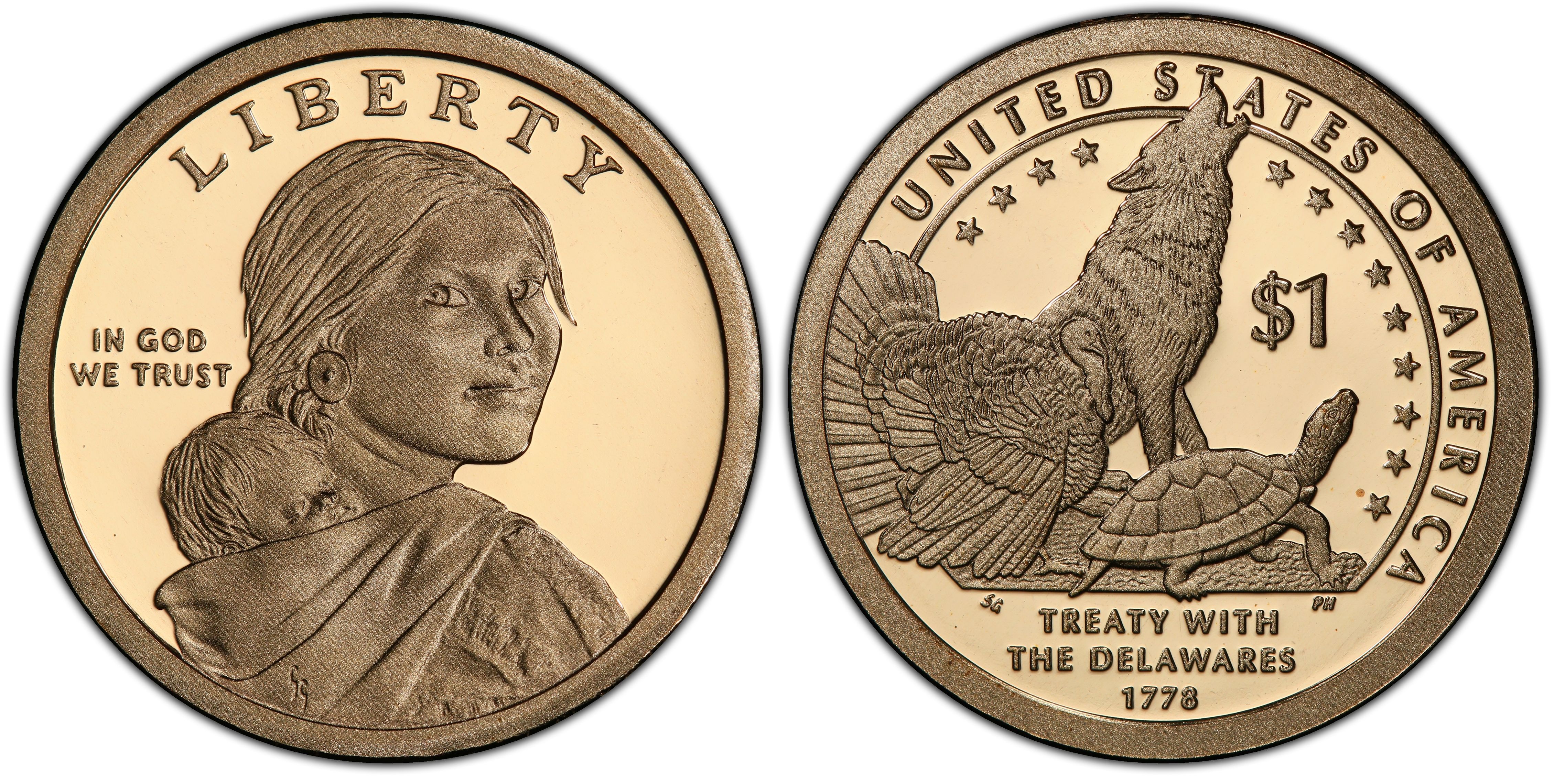 One Coin 2013-D Sacajawea Dollar.