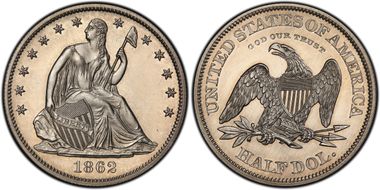 PR64+ PCGS grade