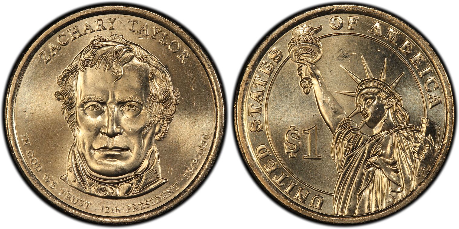2009-D $1 Zachary Taylor Position A (Regular Strike) Presidential Dollars - PCGS CoinFacts