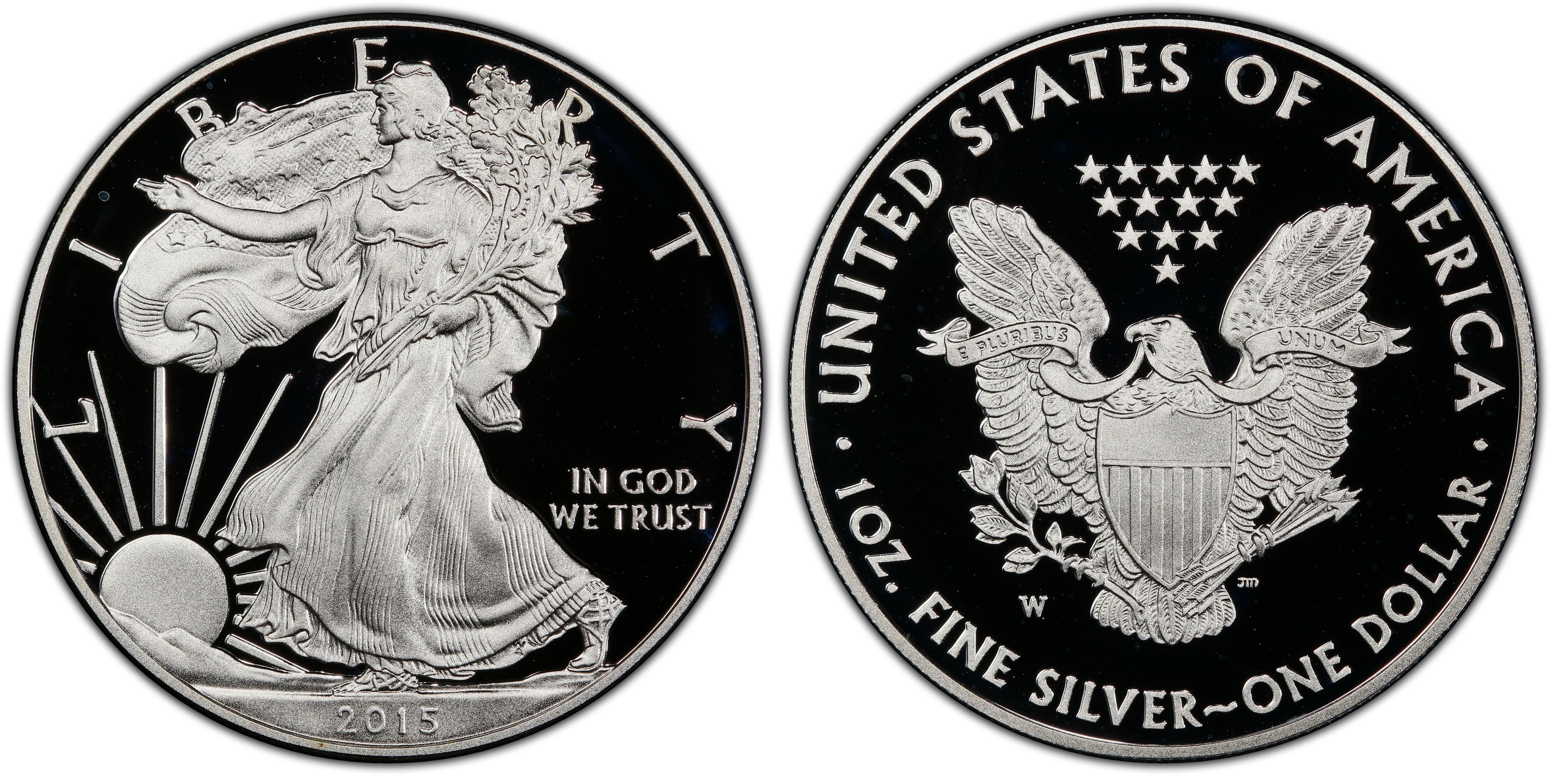 Images of Silver Eagles 2015W 1 Silver Eagle First Strike, DCAM