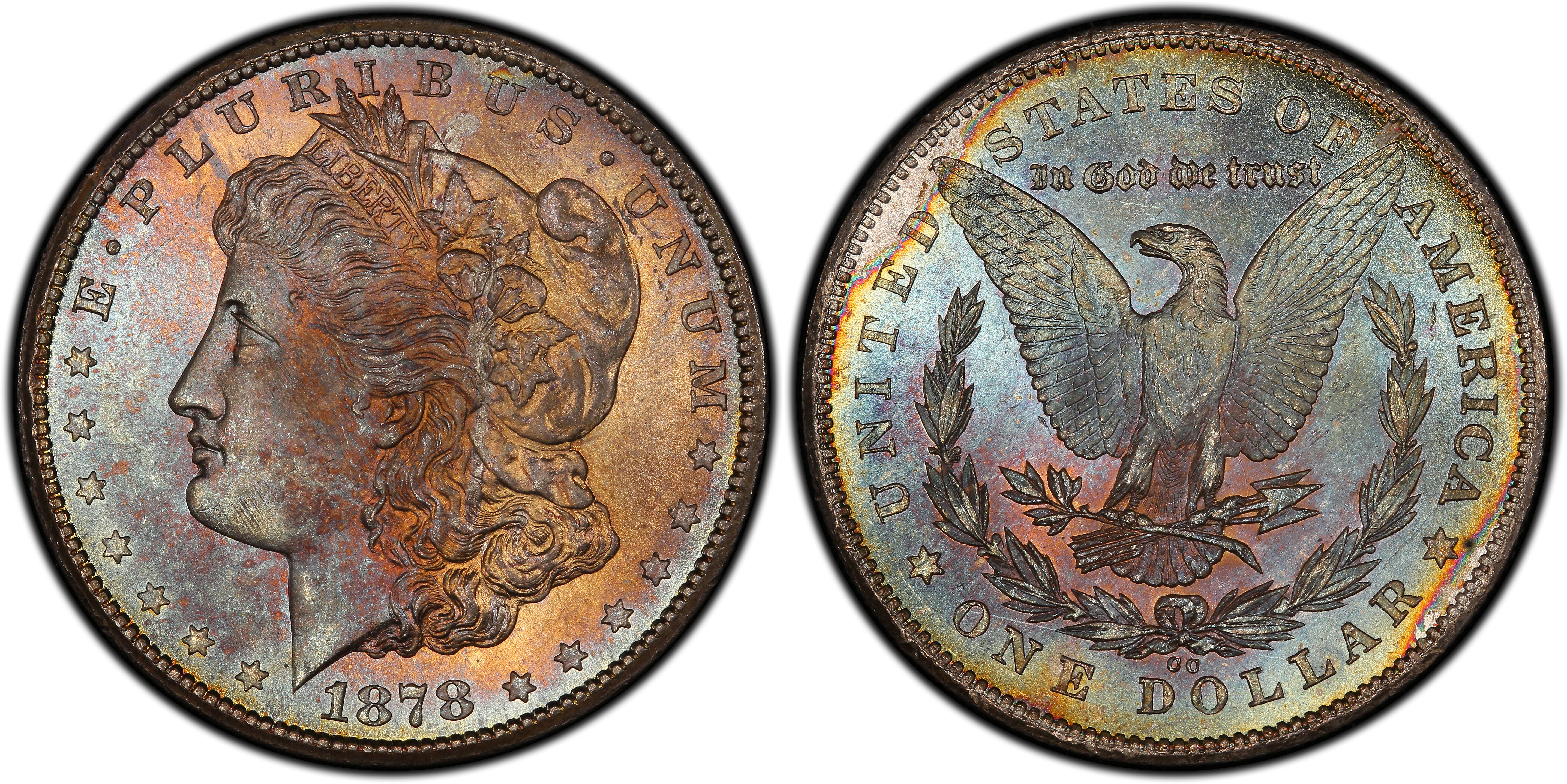 1878-CC $1 (Regular Strike) Morgan Dollar - PCGS CoinFacts