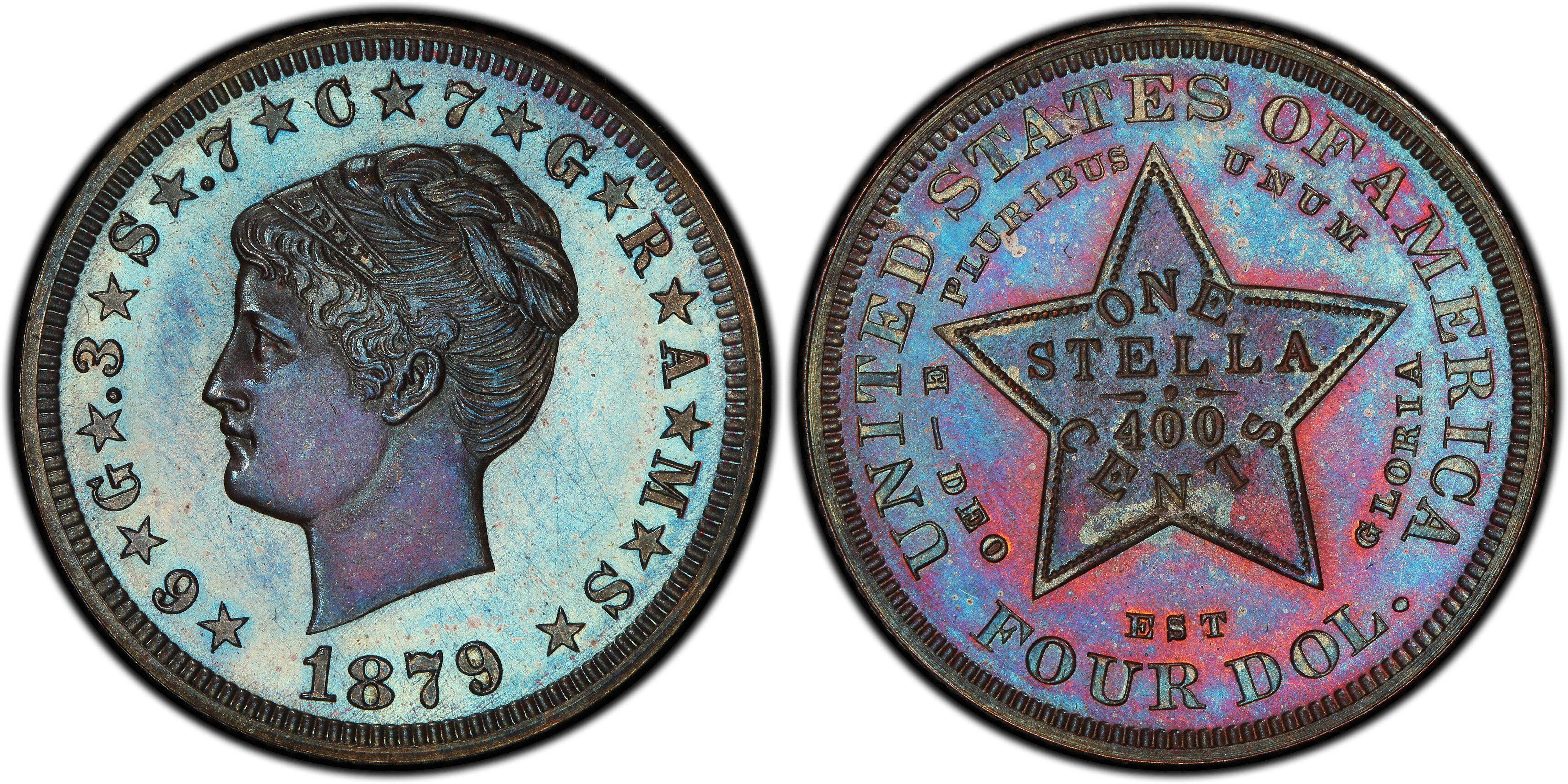 $4 Stella - PCGS CoinFacts