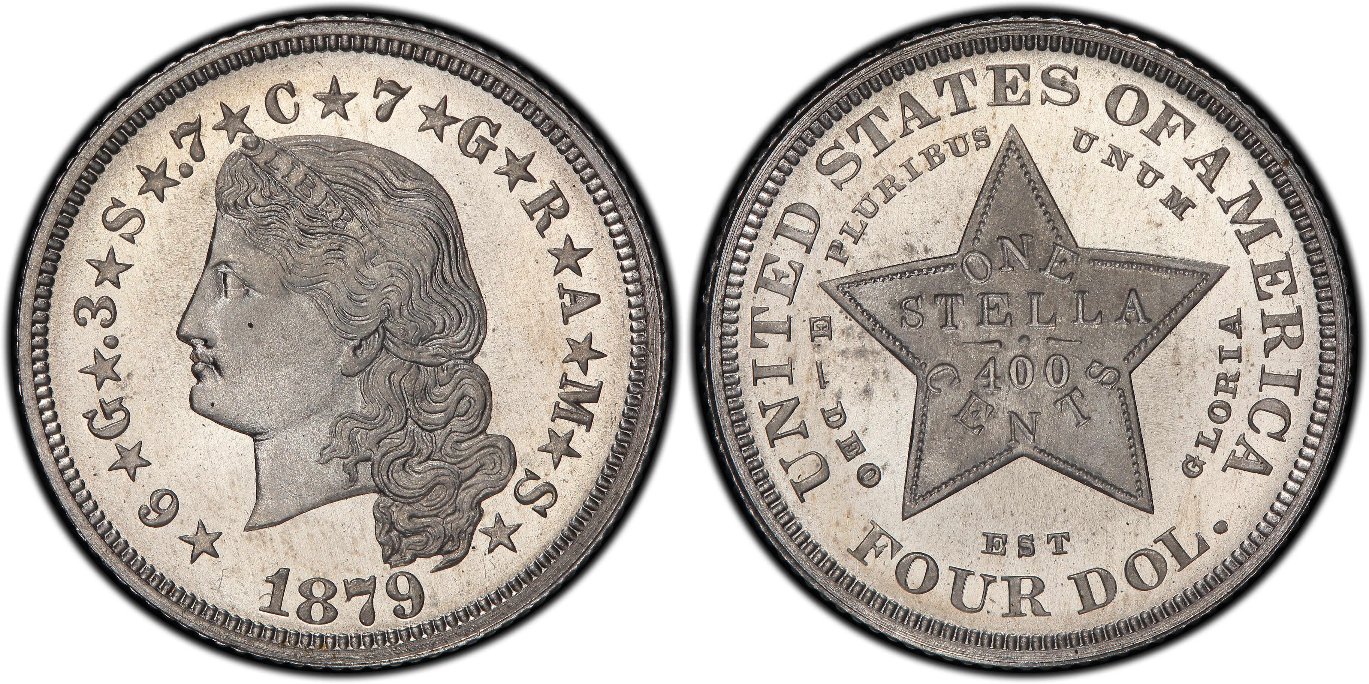 1879 $4 Flowing Hair (Proof) $4 Stella - PCGS CoinFacts