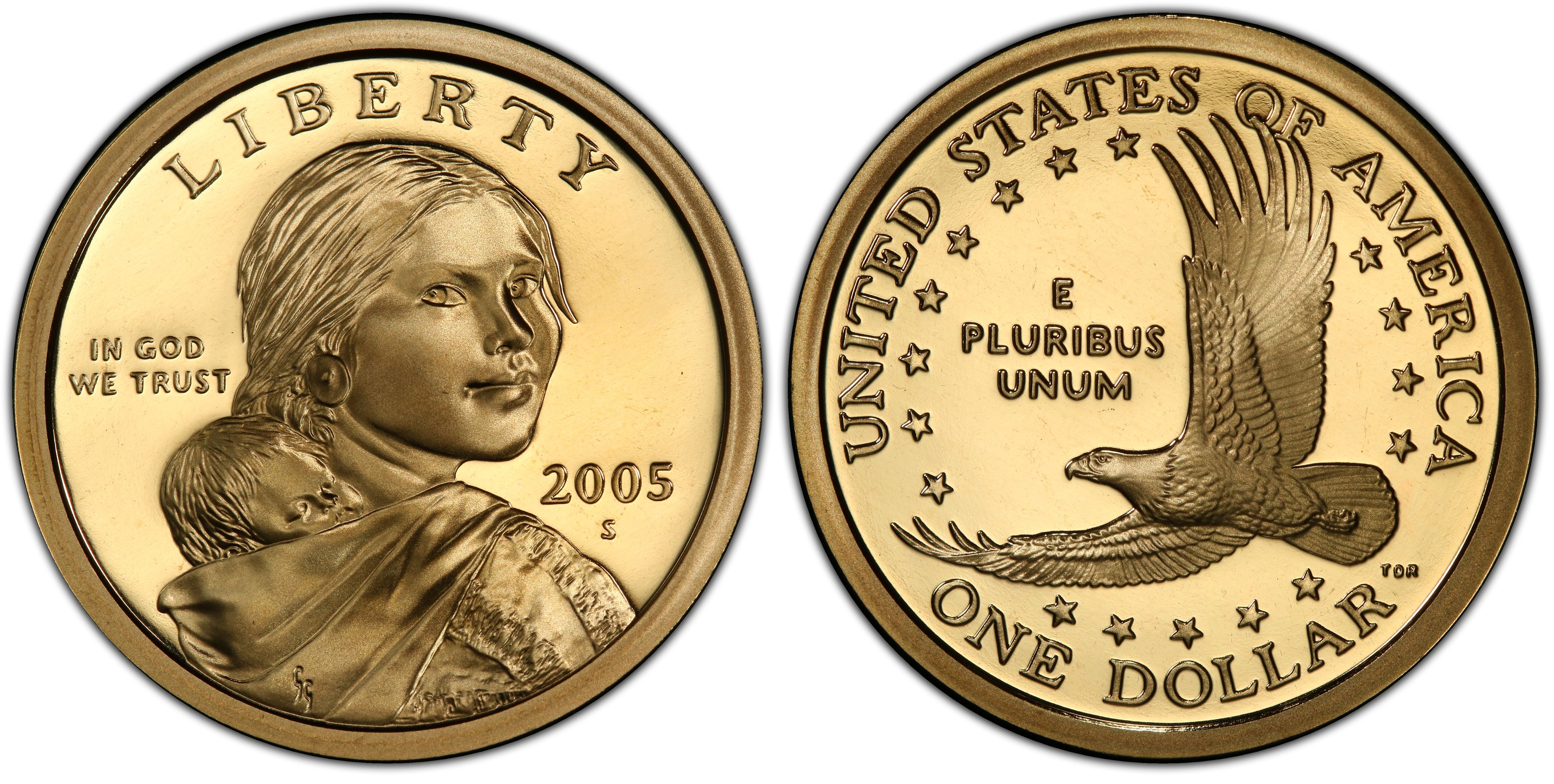 2005 S Proof Sacagawea Native American Dollar-GEM PROOF 