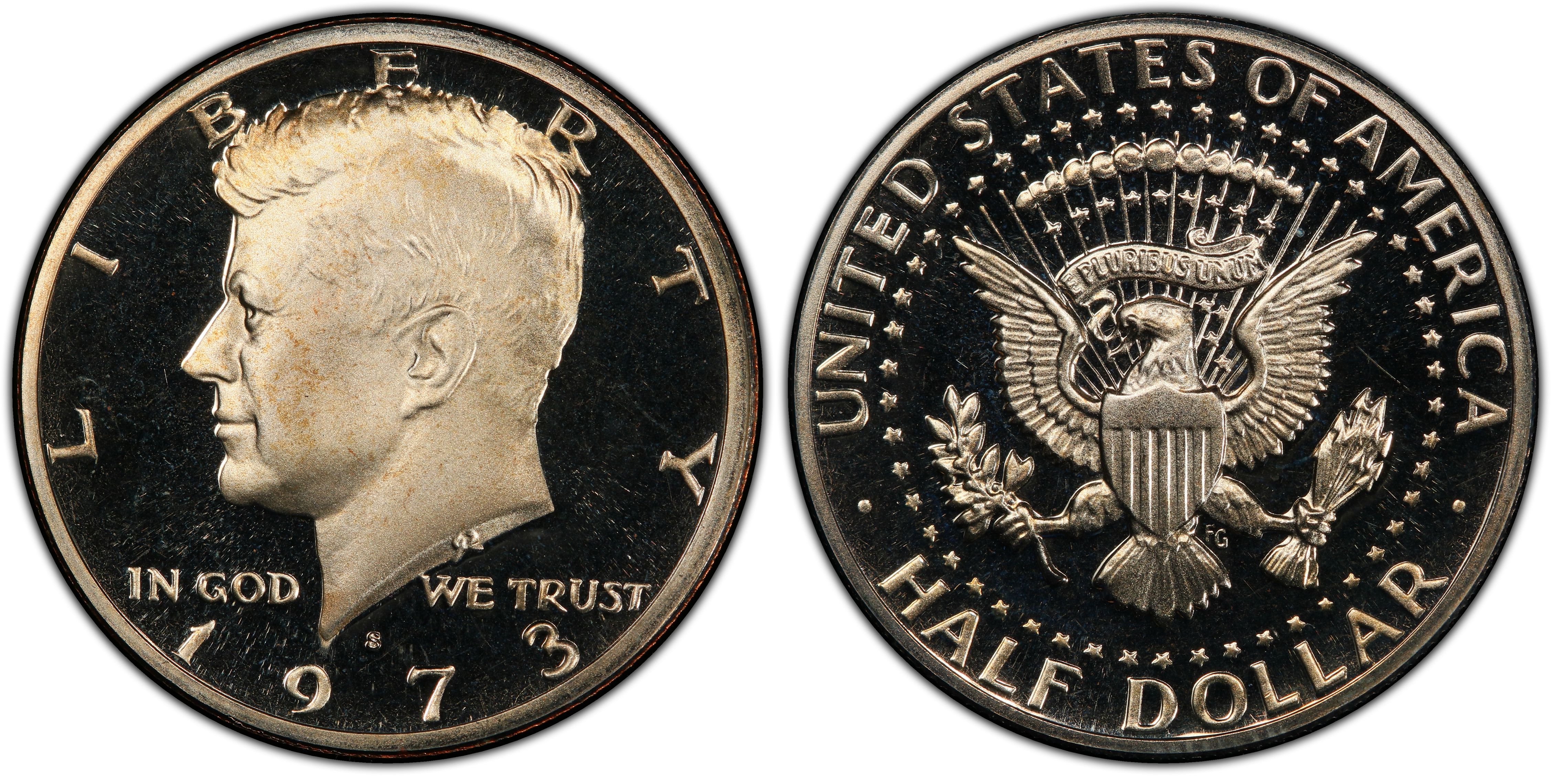 1973 S  Kennedy Half Dollar Mint Proof from Original U.S Proof Set 