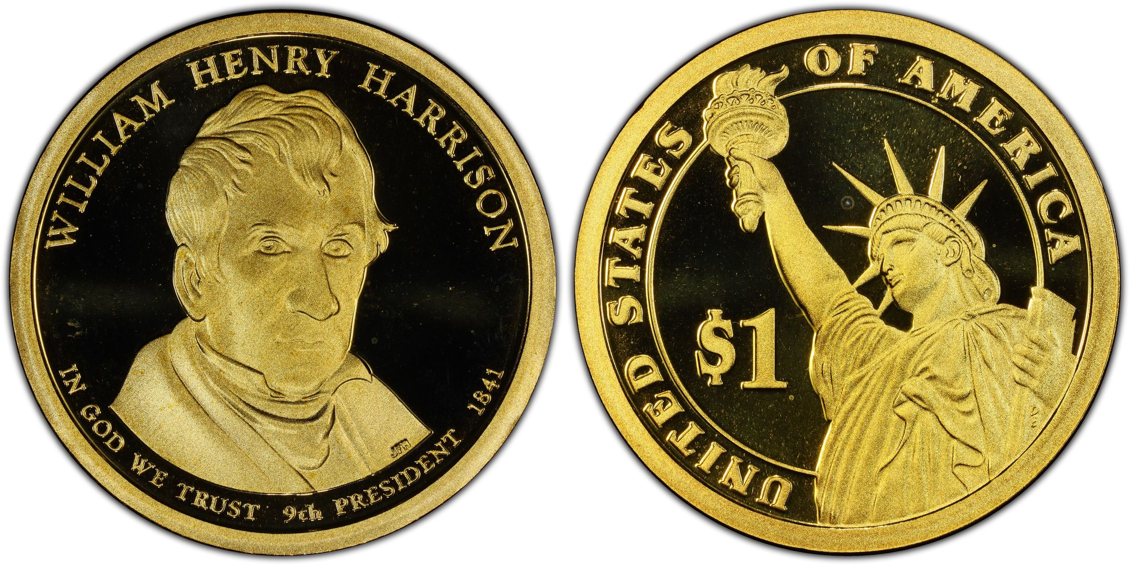 2009 S 1 William Henry Harrison DCAM Proof Presidential