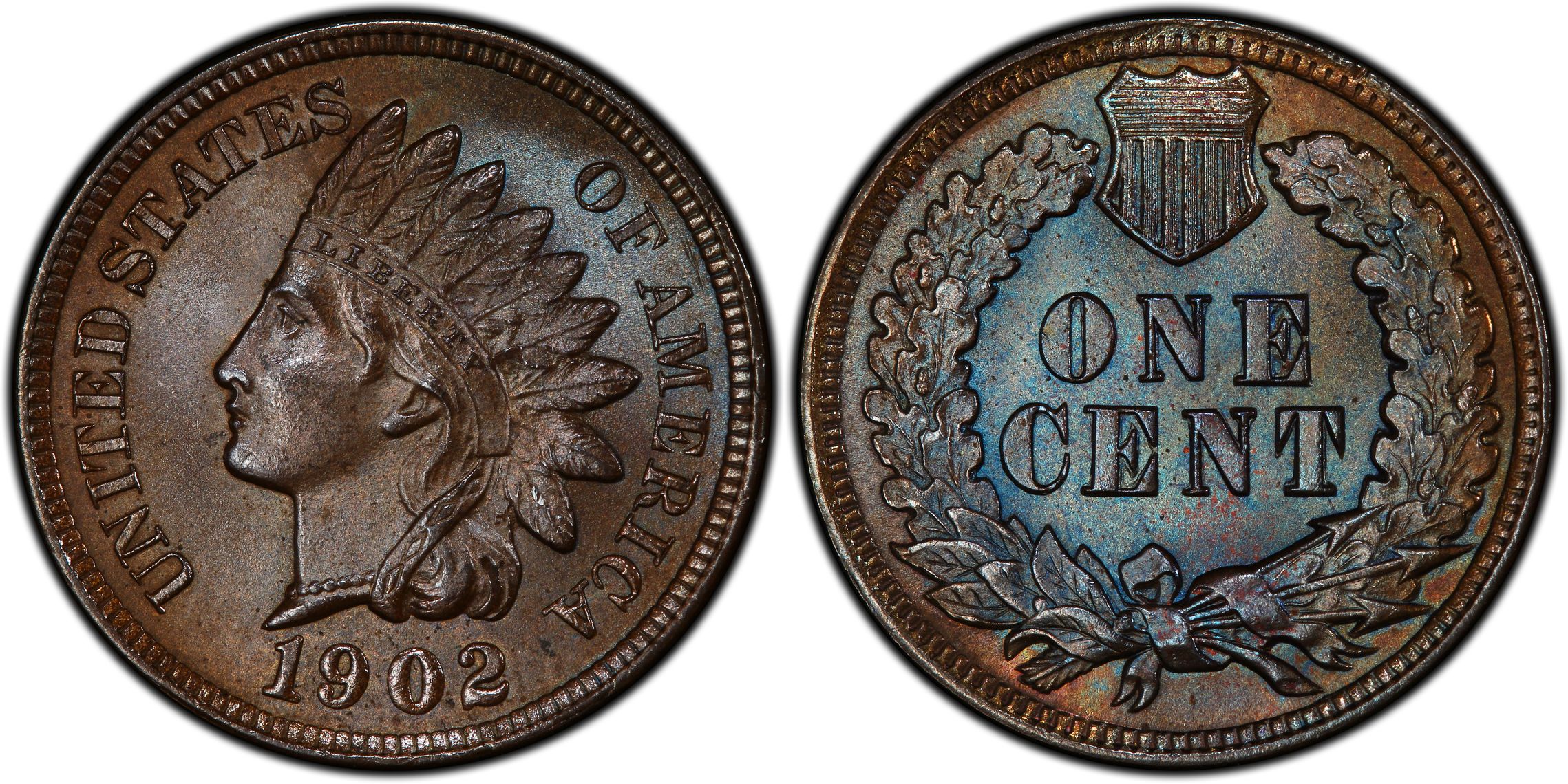 1902 1C, BN (Regular Strike) Indian Cent - PCGS CoinFacts