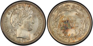  
	MS66 PCGS grade 
