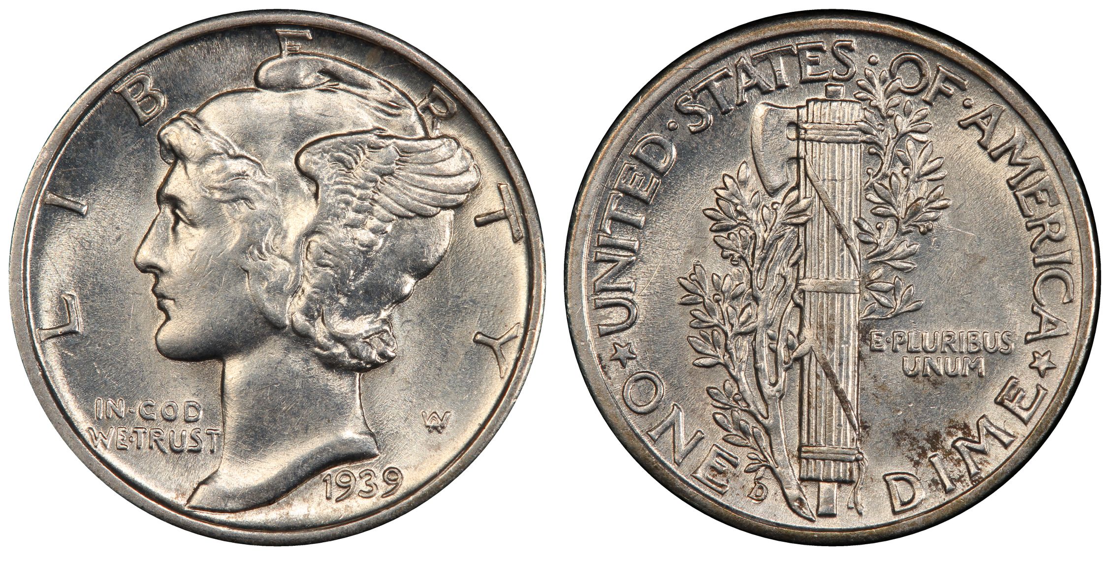 1939-D/D 10C RPM FS-501 (Regular Strike) Mercury Dime - PCGS CoinFacts