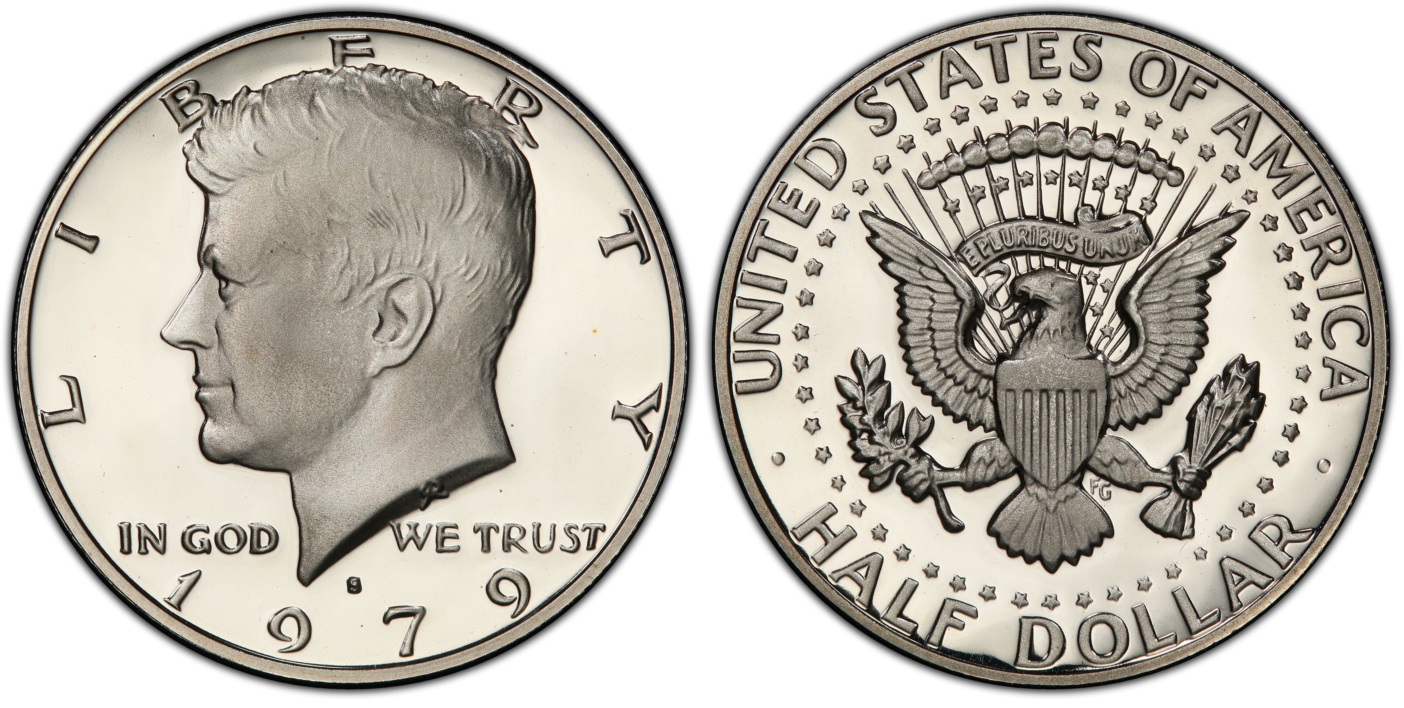 1971-1979 S Kennedy Half Dollar Gem Proof Run 8 Coin Set CN-Clad US Coins Lot