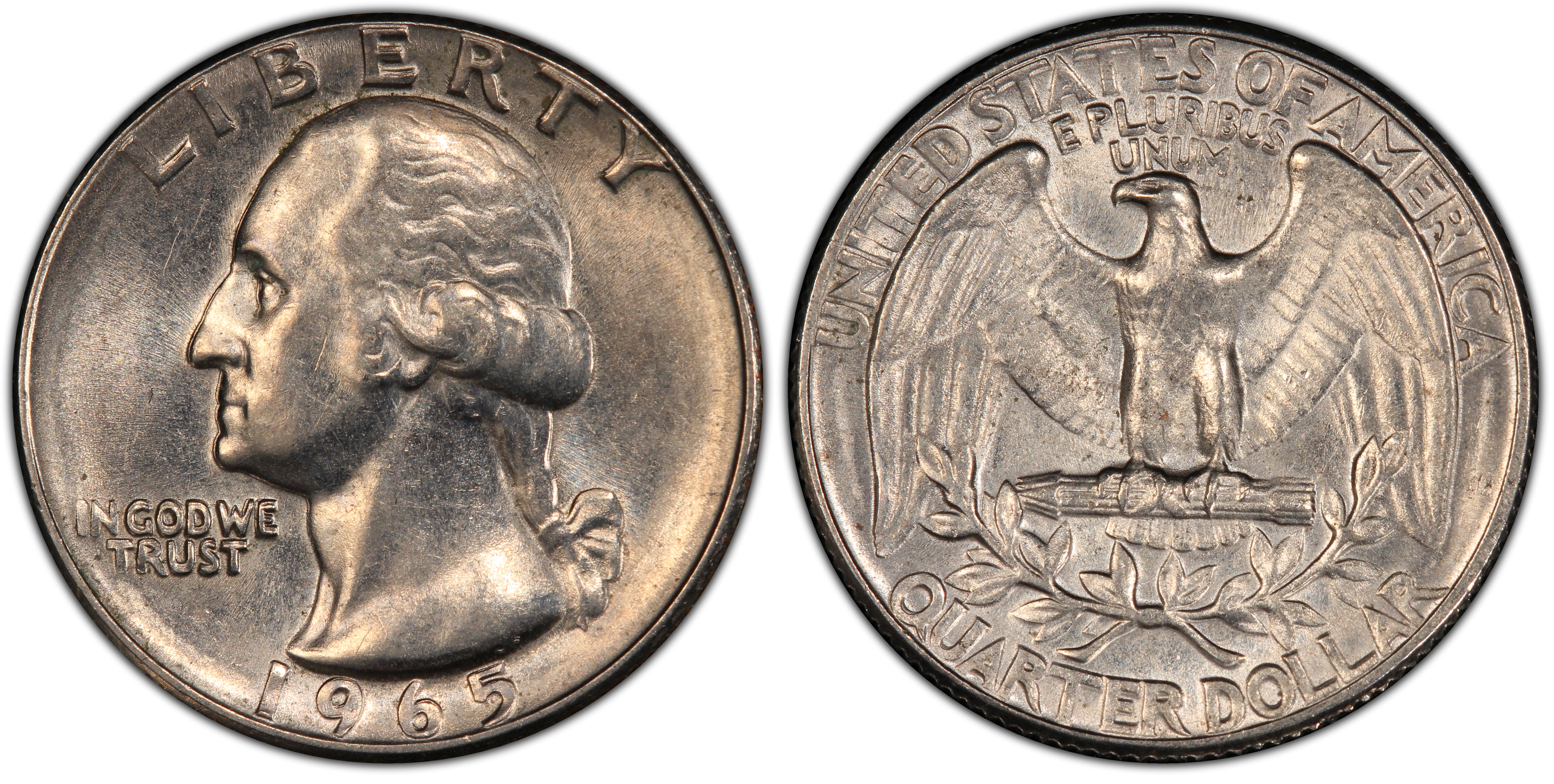 1965 Double Headed Quarter