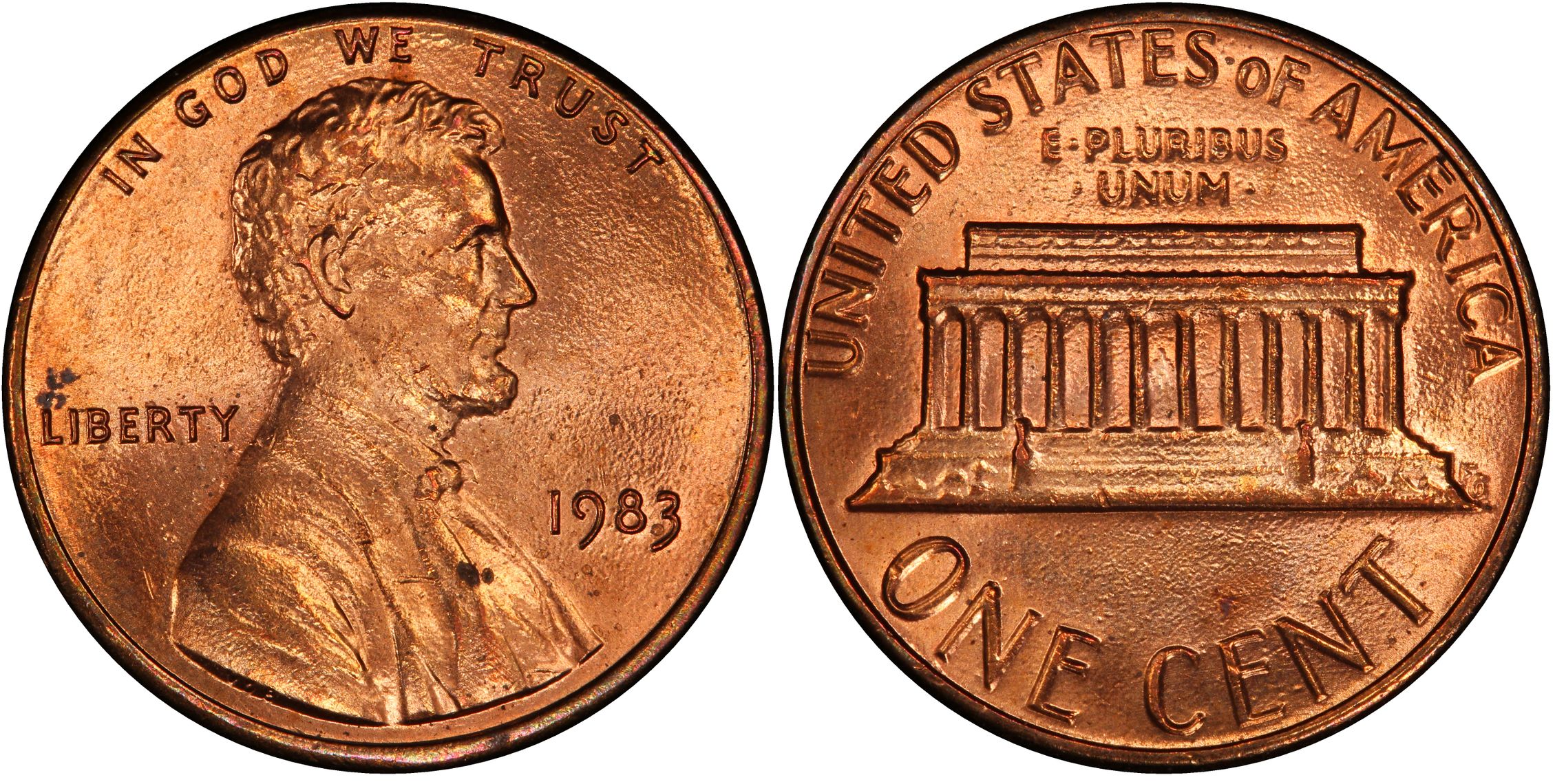 1983 1C DDR FS-802, RD (Regular Strike) Lincoln Cent (Modern) - PCGS ...