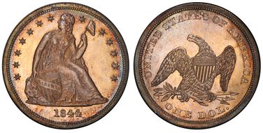 PR64+ PCGS grade