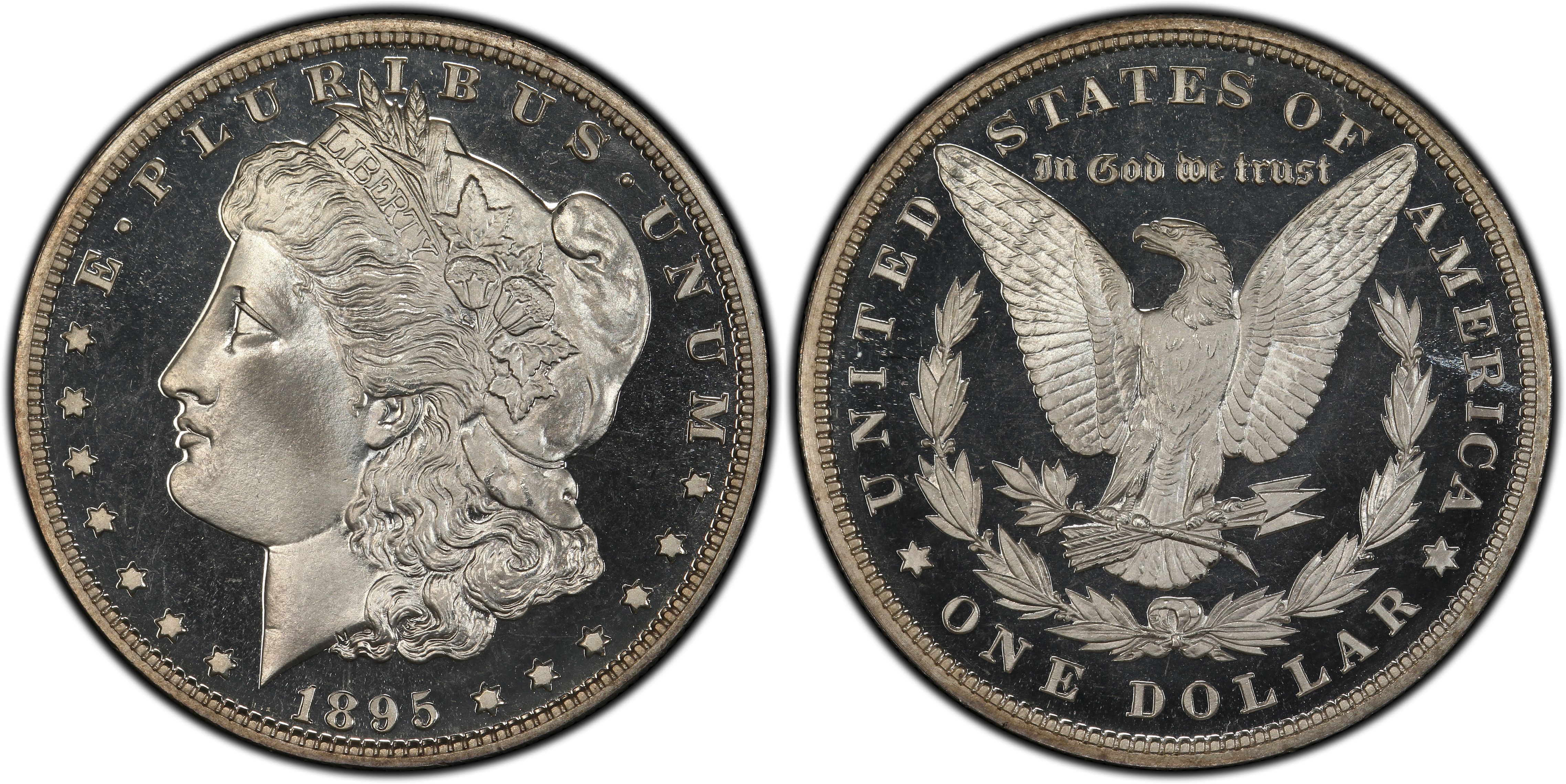 1895 Morgan Dollar Coin Token Not Silver Souvenir Money Clip Gift Box! 