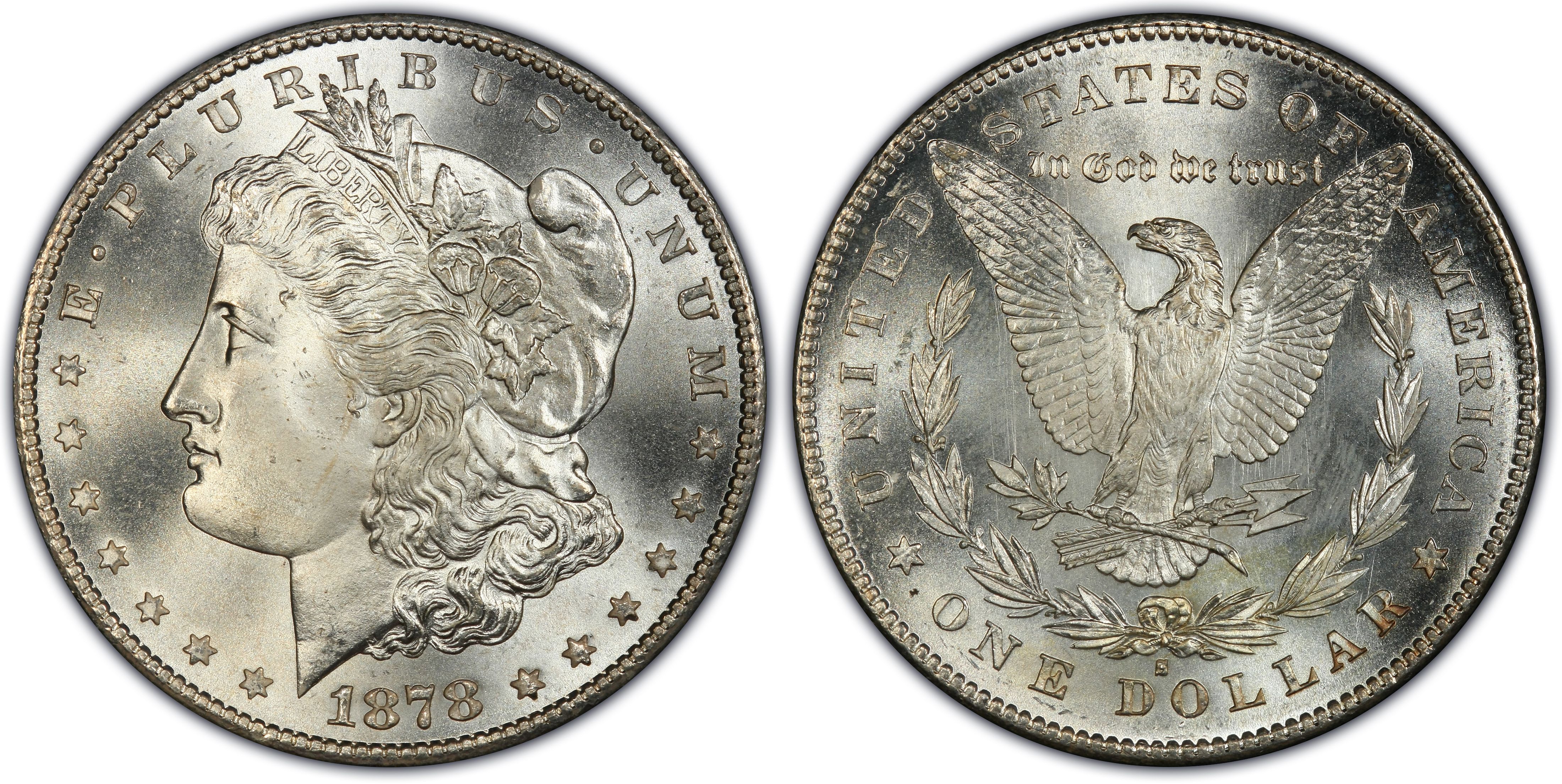 1878-S $1 (Regular Strike) Morgan Dollar - PCGS CoinFacts