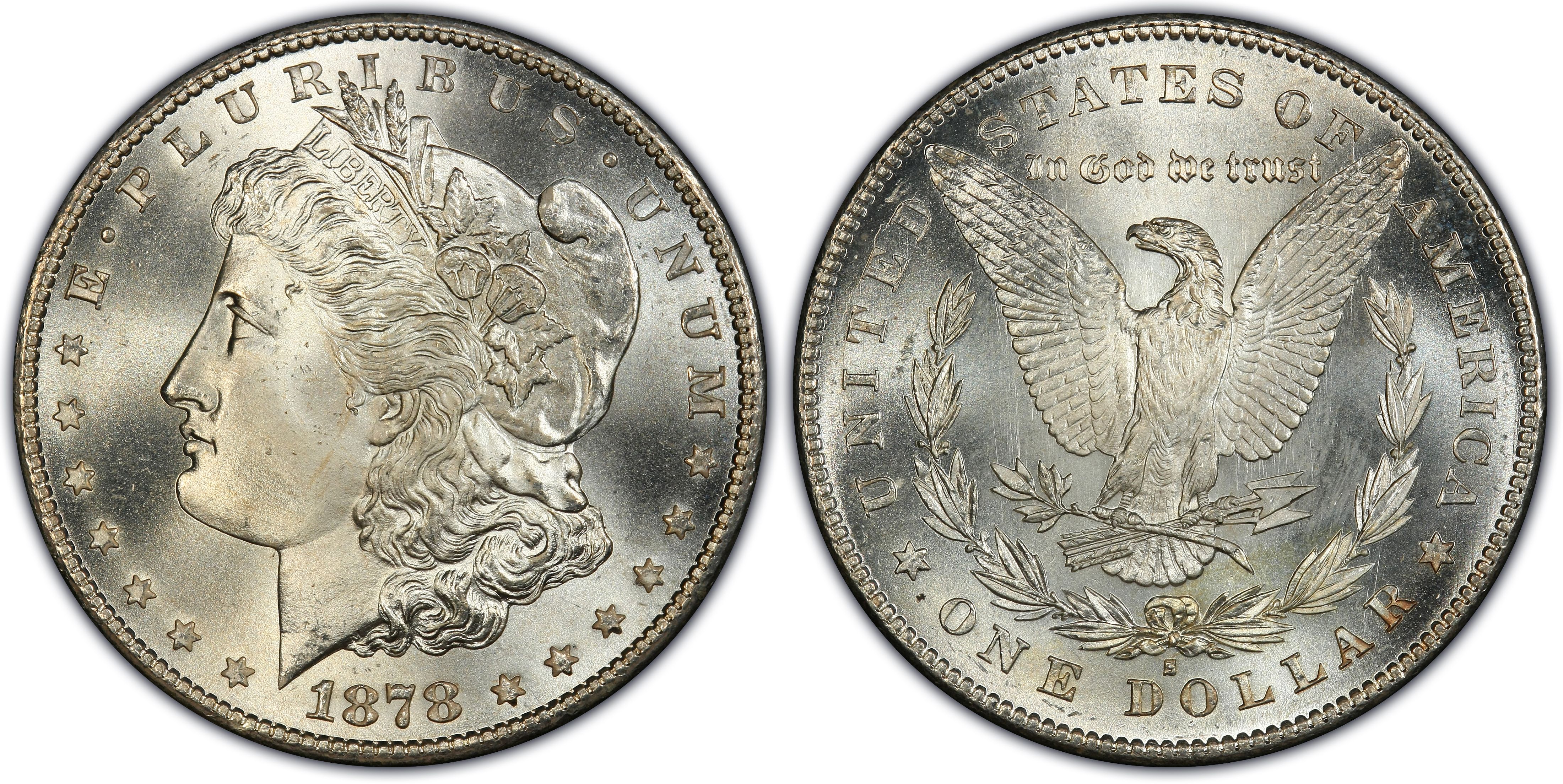 1878-S $1 (Regular Strike) Morgan Dollar - PCGS CoinFacts