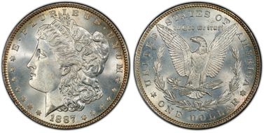  
	MS68 PCGS grade 
