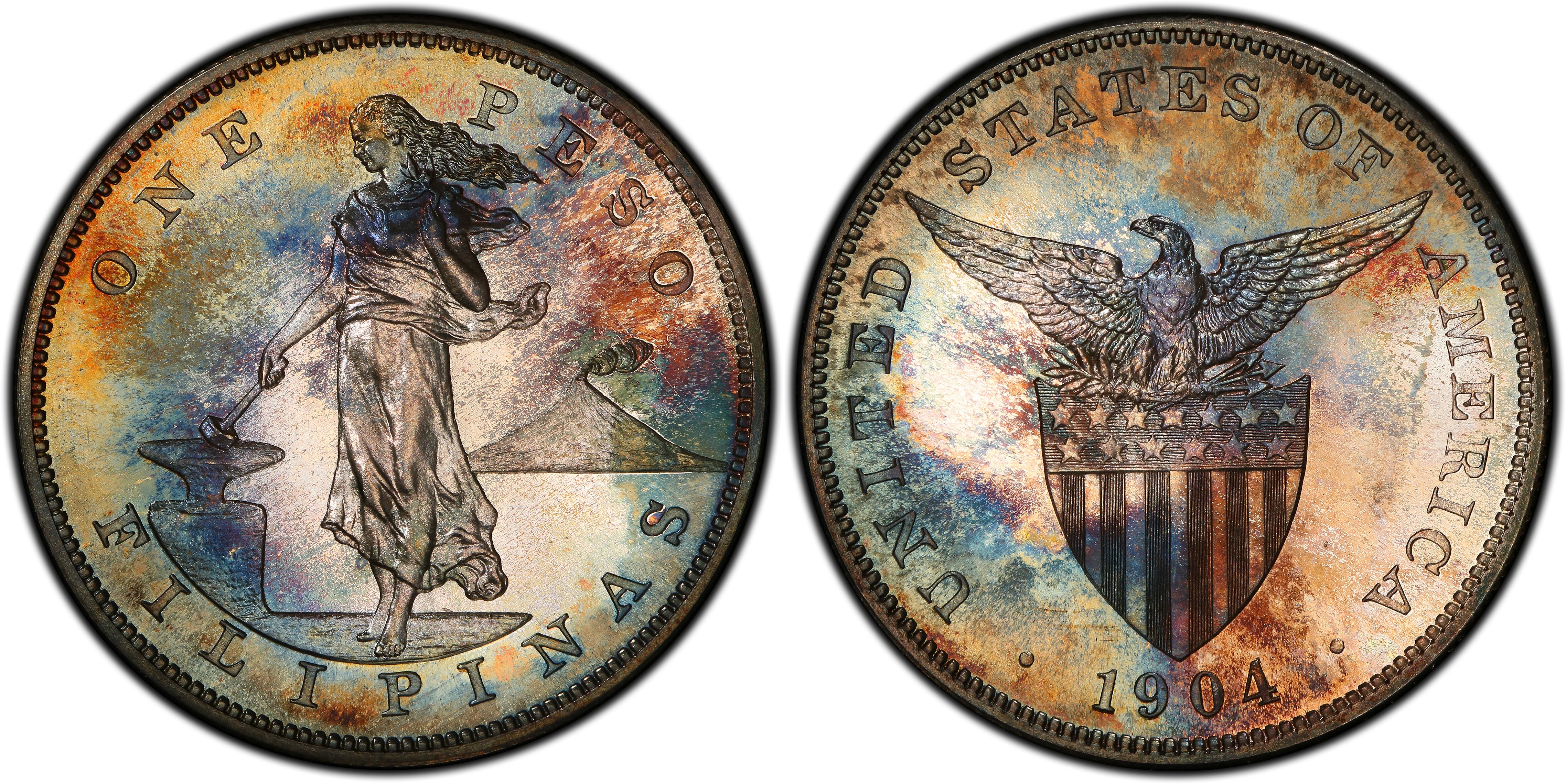 1904 Peso (Proof) U.S. Philippines - PCGS CoinFacts