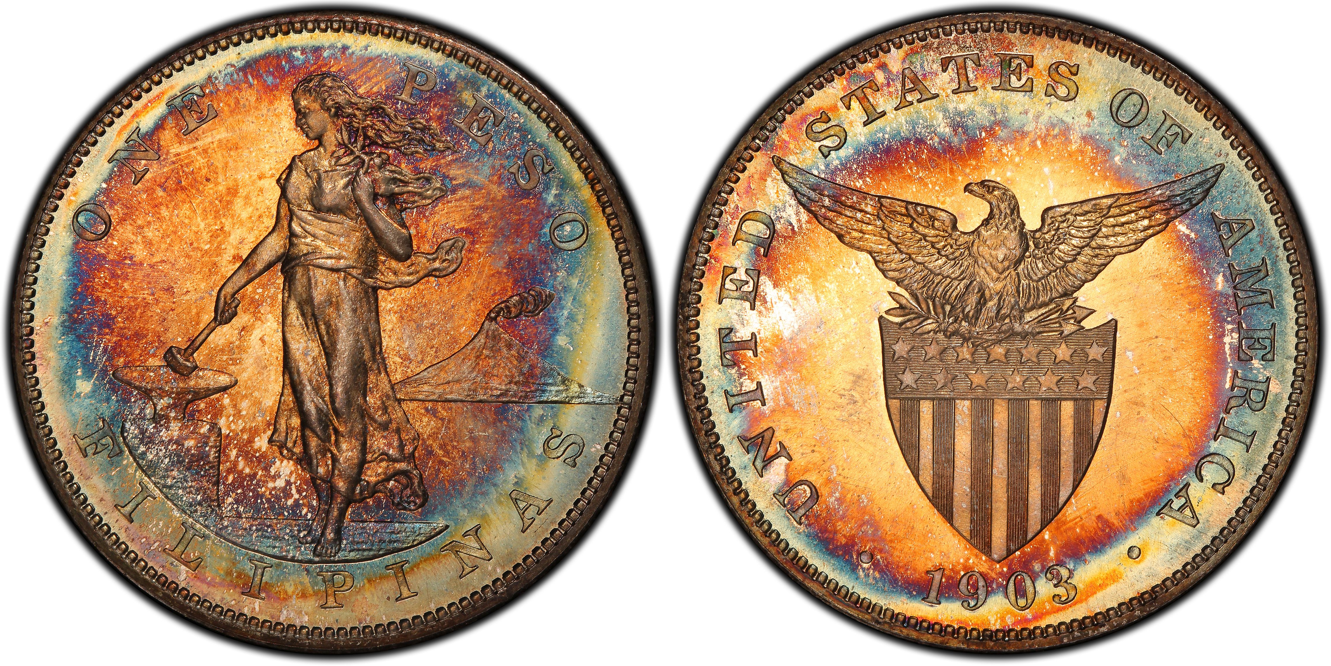 1903 Peso (Proof) U.S. Philippines - PCGS CoinFacts