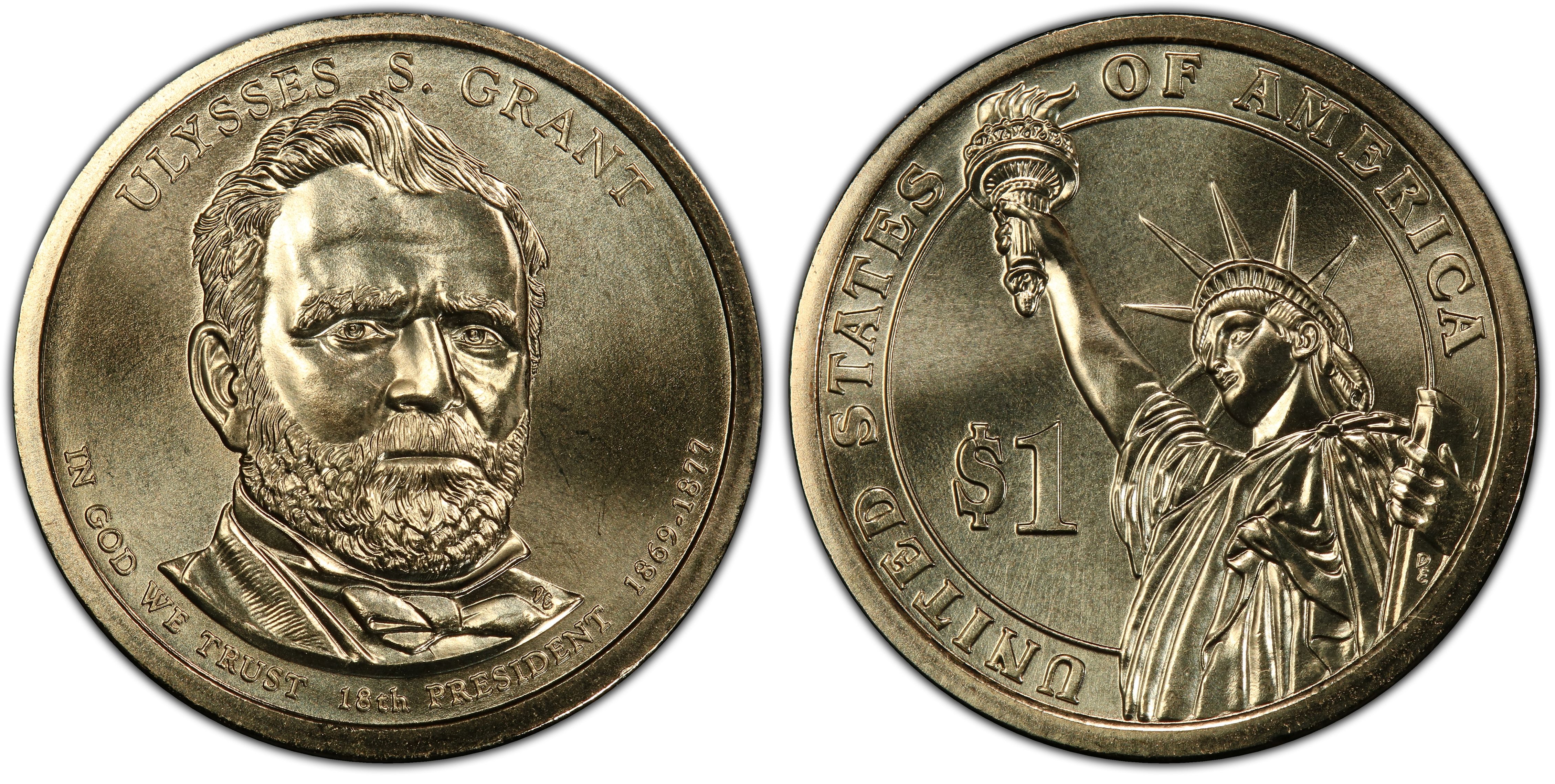 Mint Roll 2011 D Ulysses S Grant ~ Presidential Dollar ~ Pos B ~ From U.S