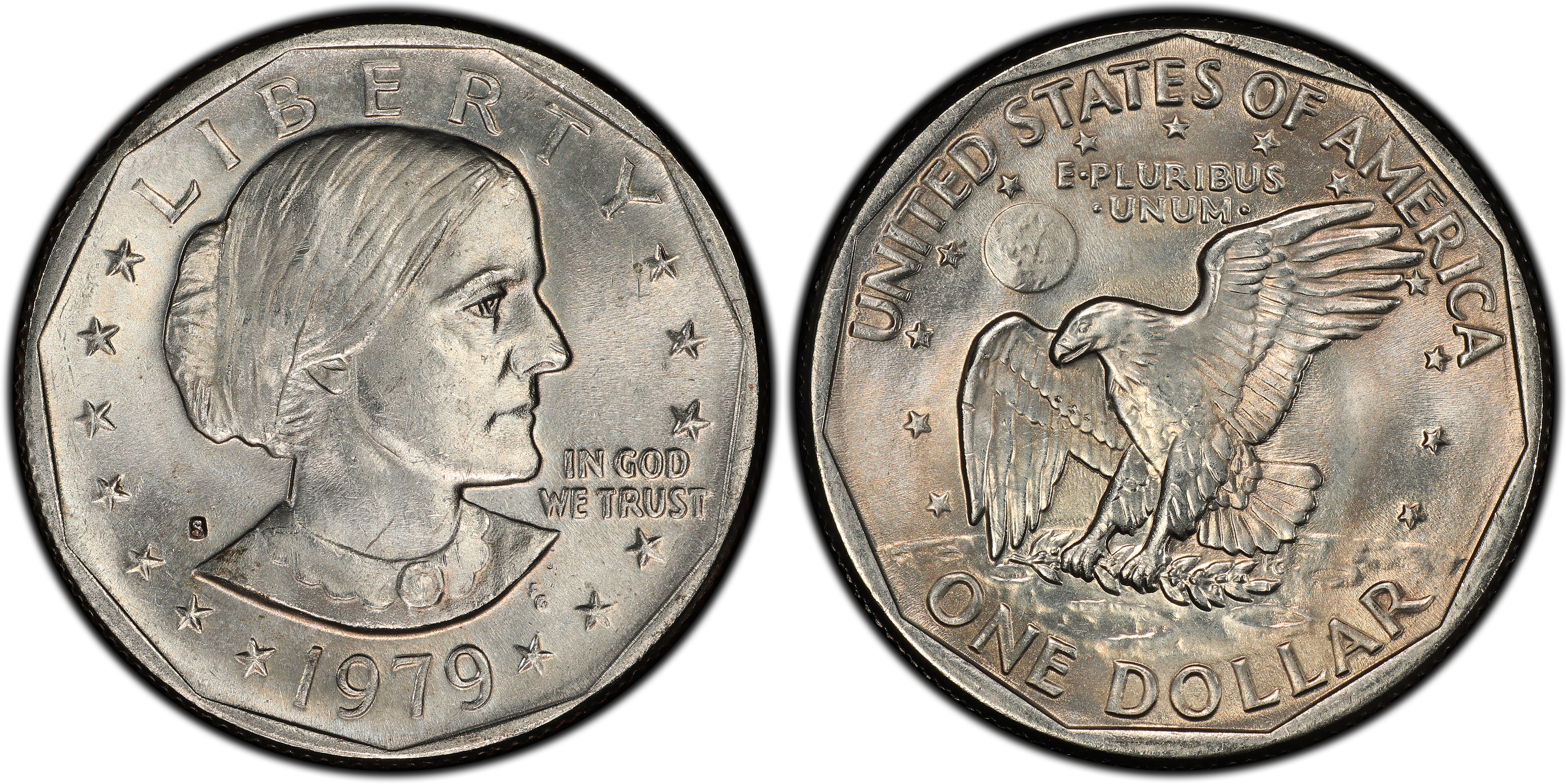 Images of Susan B. Anthony Dollar 1979-S SBA$1 - PCGS CoinFacts