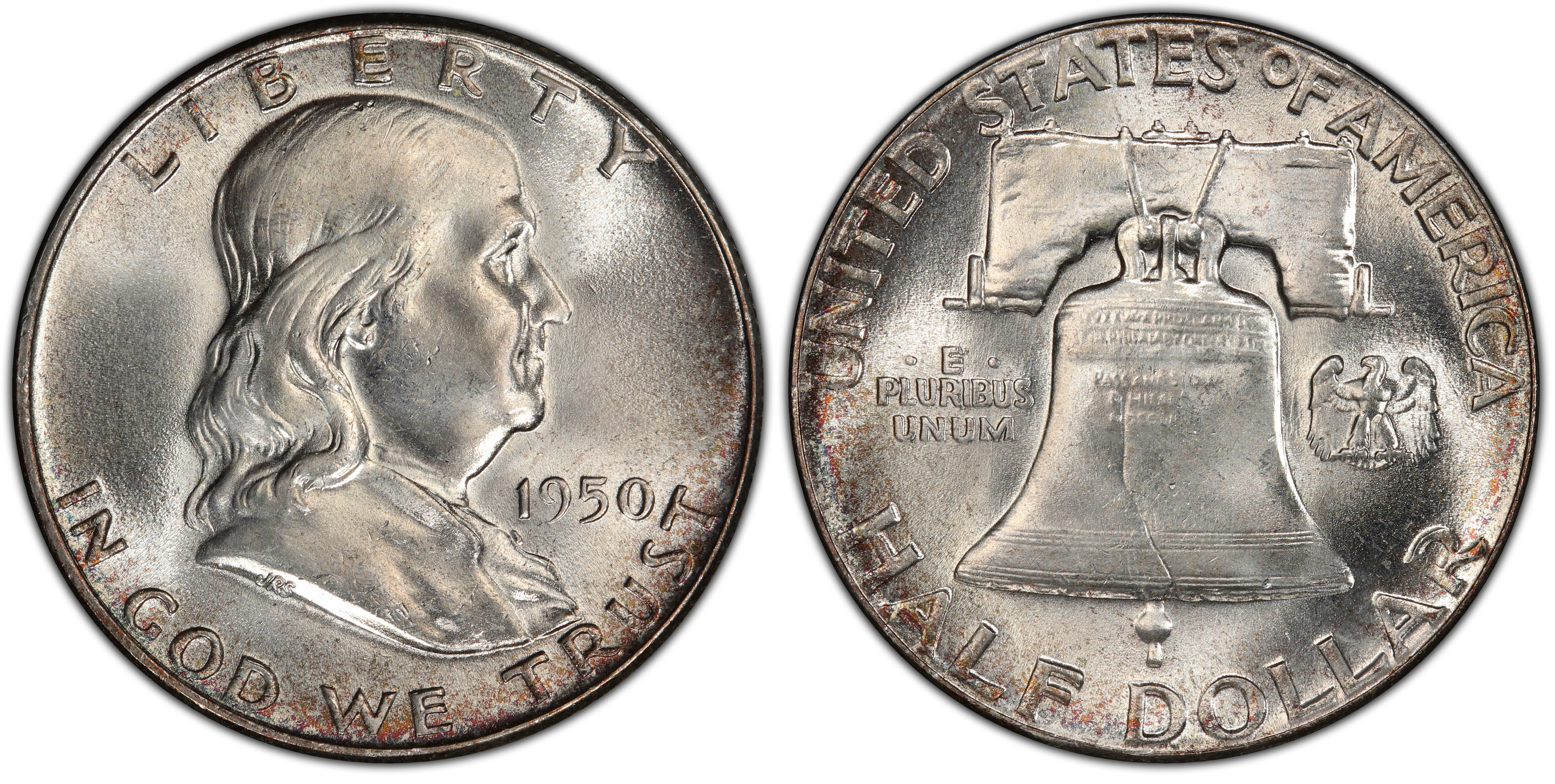 1952-S 50C Franklin Silver Half Dollar BU ~KEY DATE~ Scarce in this Condition!