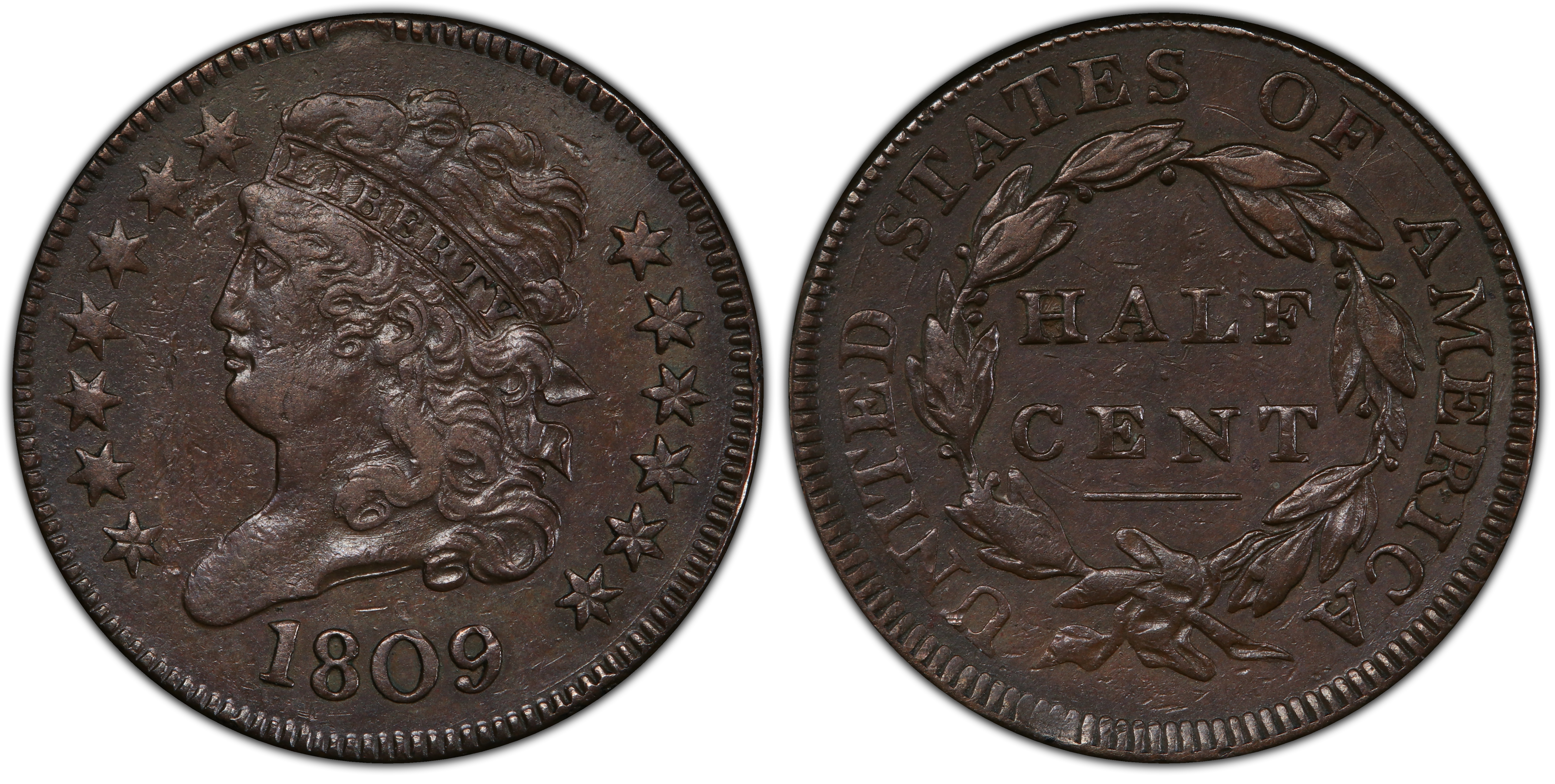 1809 Half offers Cent