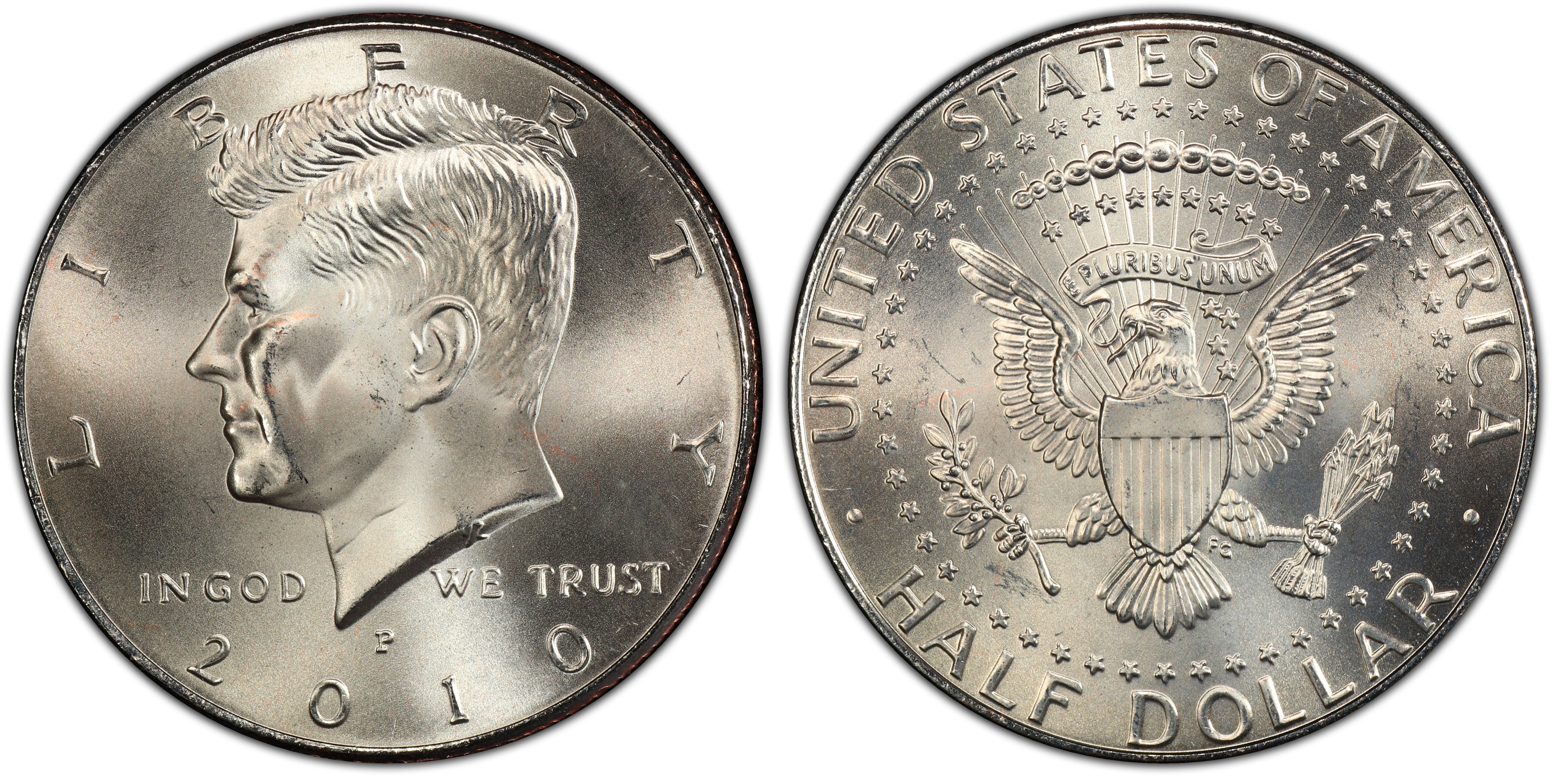 2008 P Kennedy Half Dollar ~ Satin Mint Strike ~ In Mint Wrapper from Mint Set 