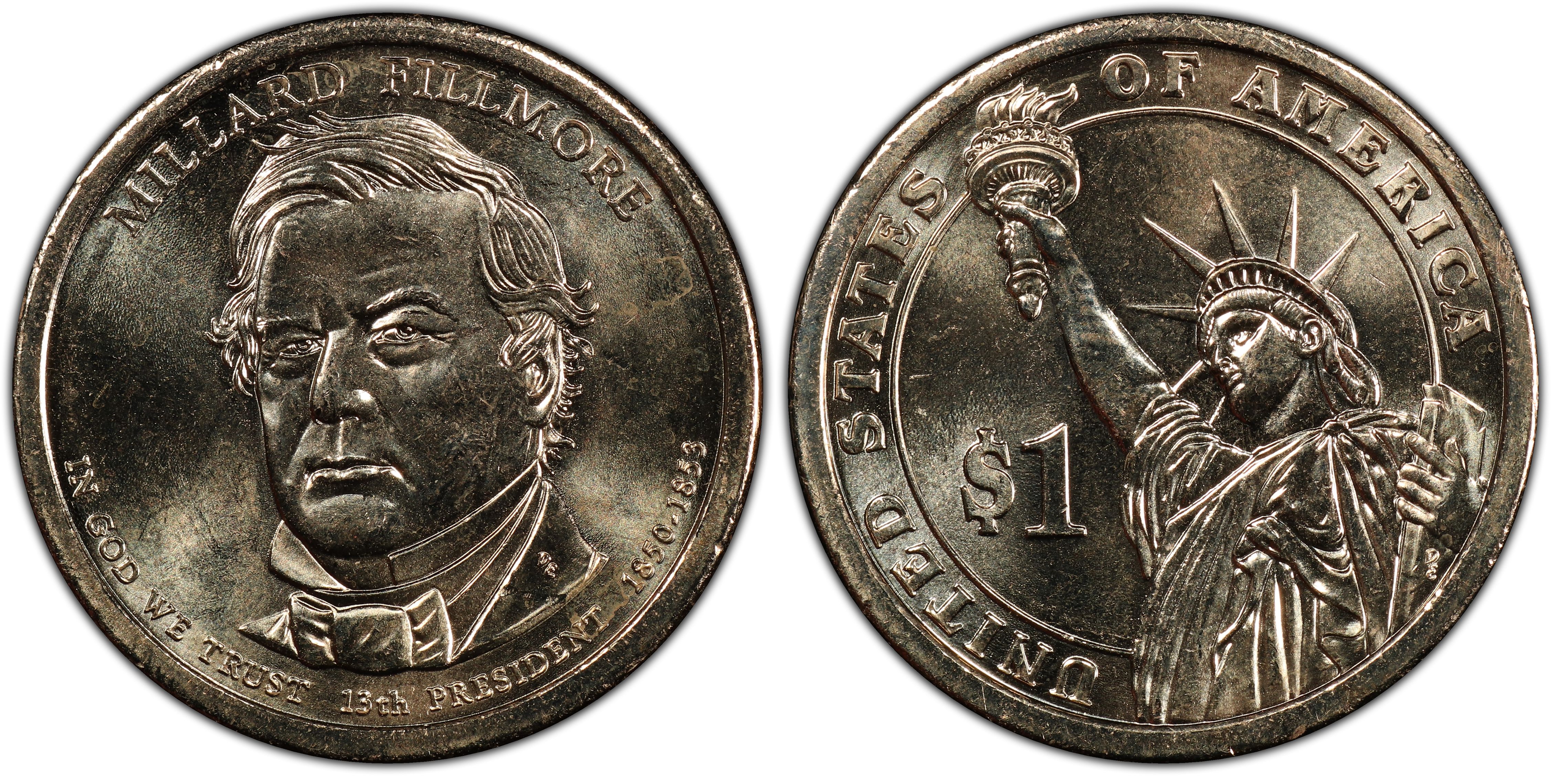 2010-P $1 Millard Fillmore Position A (Regular Strike