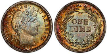  
	MS67 PCGS grade 
