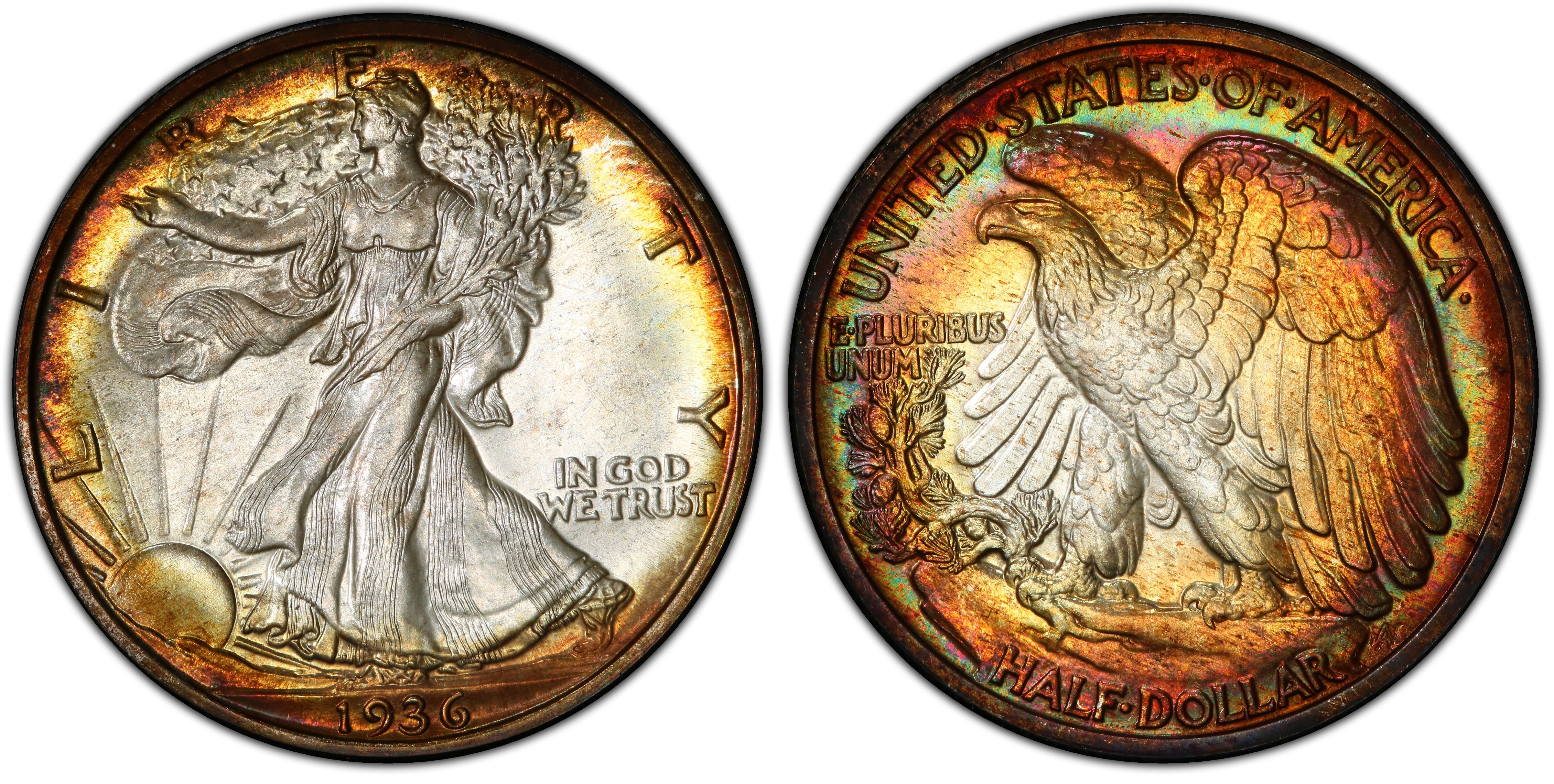 1936 50C (Proof) Walking Liberty Half Dollar - PCGS CoinFacts