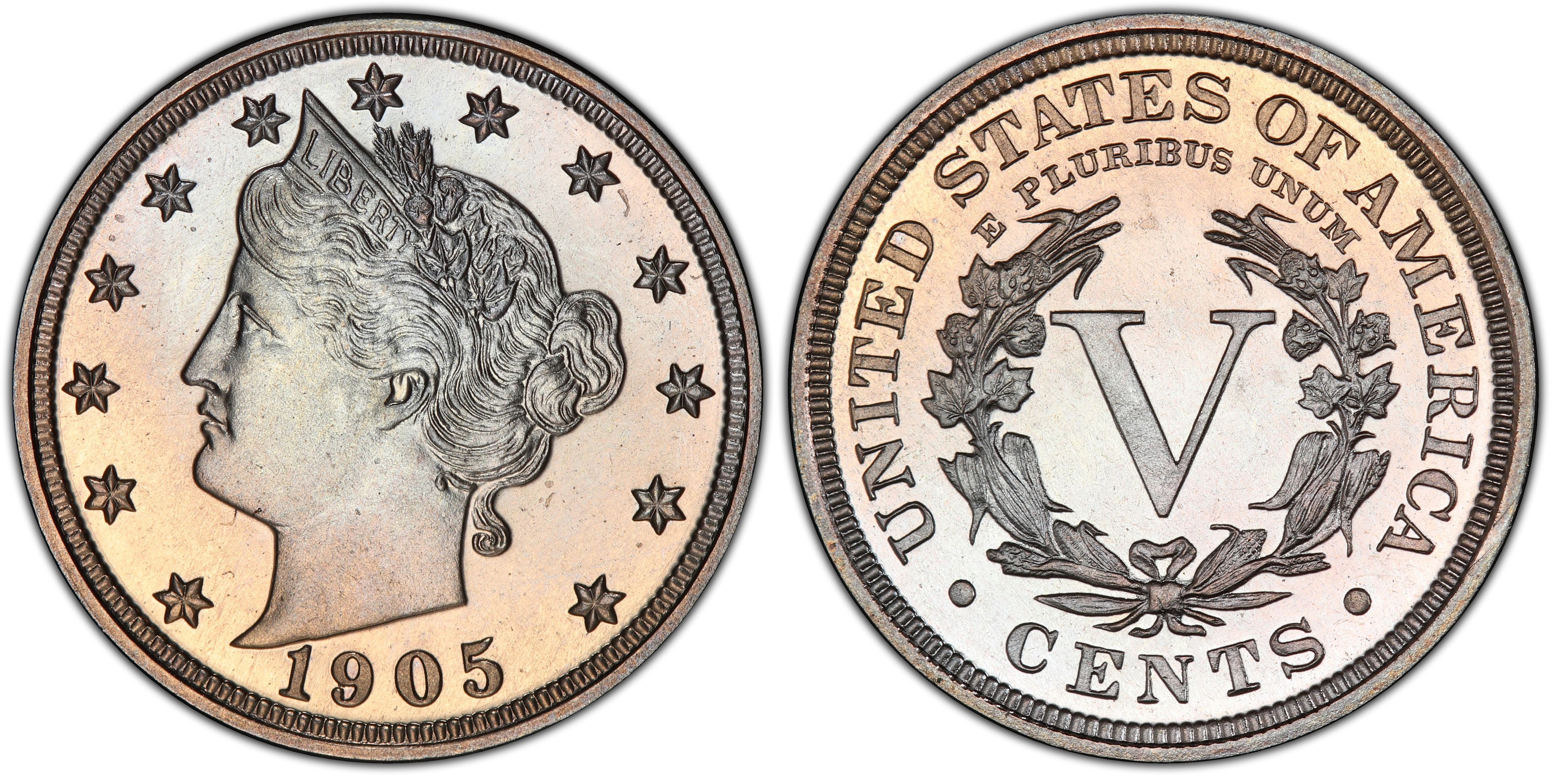 1905 5C (Proof) Liberty Nickel - PCGS CoinFacts