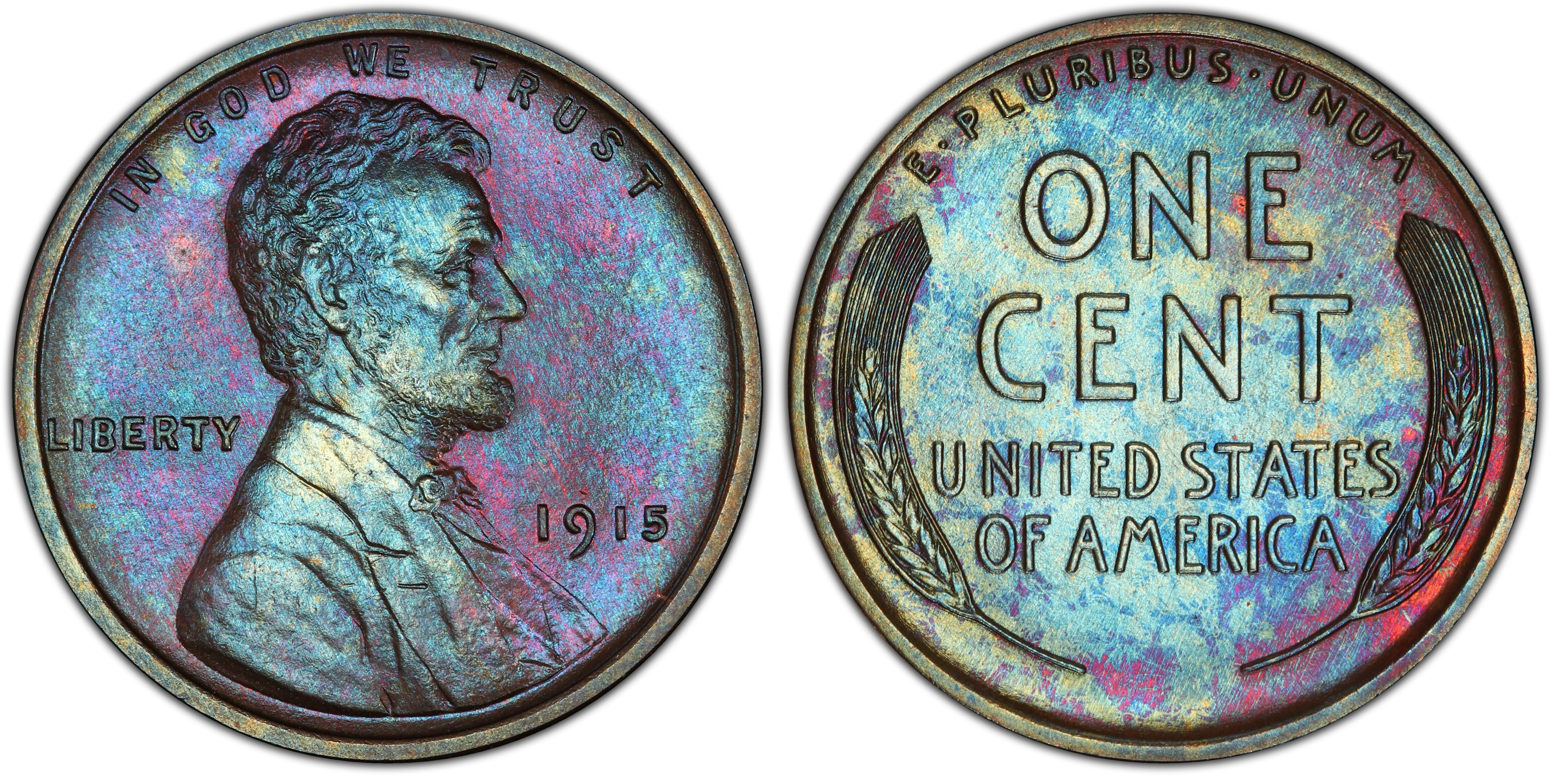 1915 1C BN Lincoln Cent for sale online 