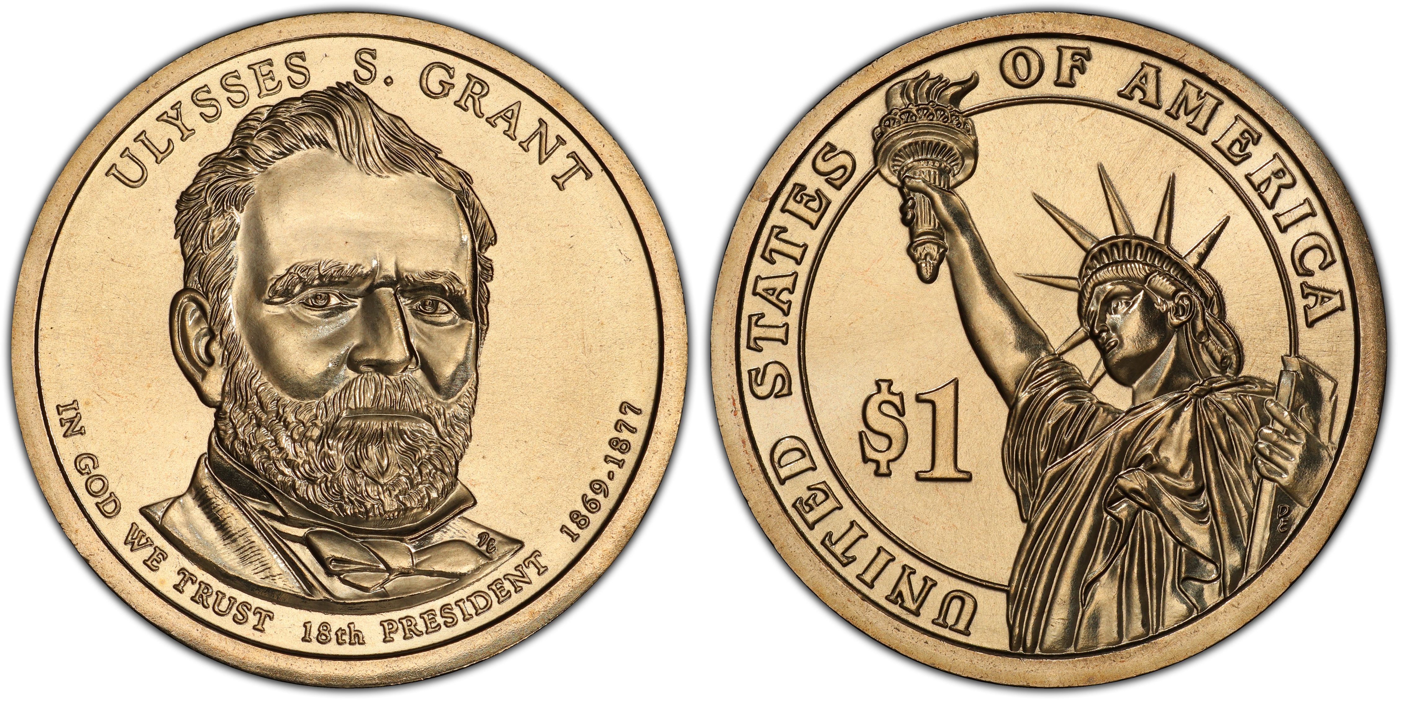 Mint Roll 2011 D Ulysses S Grant ~ Presidential Dollar ~ Pos B ~ From U.S
