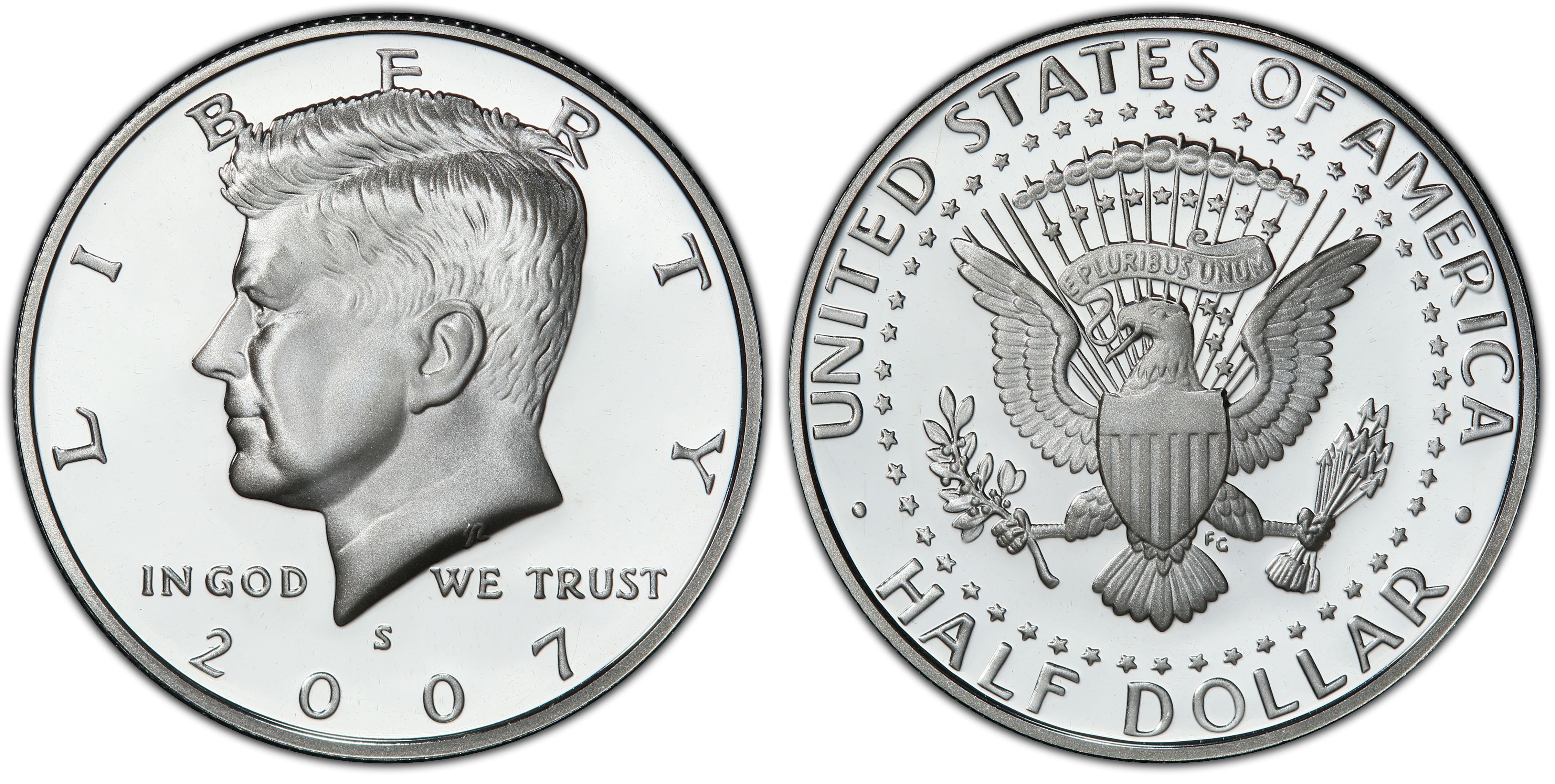 2007 Proof Silver Dollar 