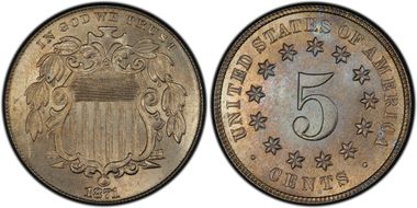  
	MS66+ PCGS grade 
