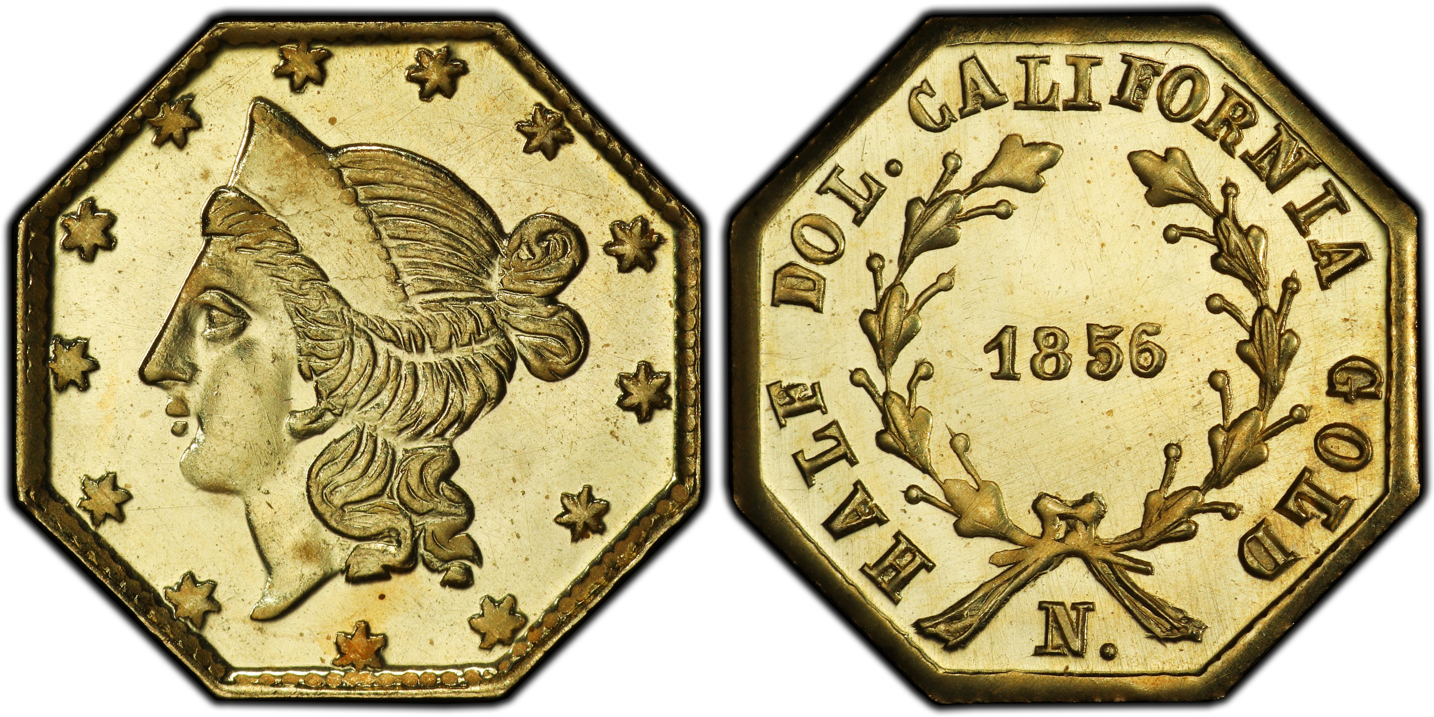 1856-S $3 (Regular Strike) Three Dollar - PCGS CoinFacts