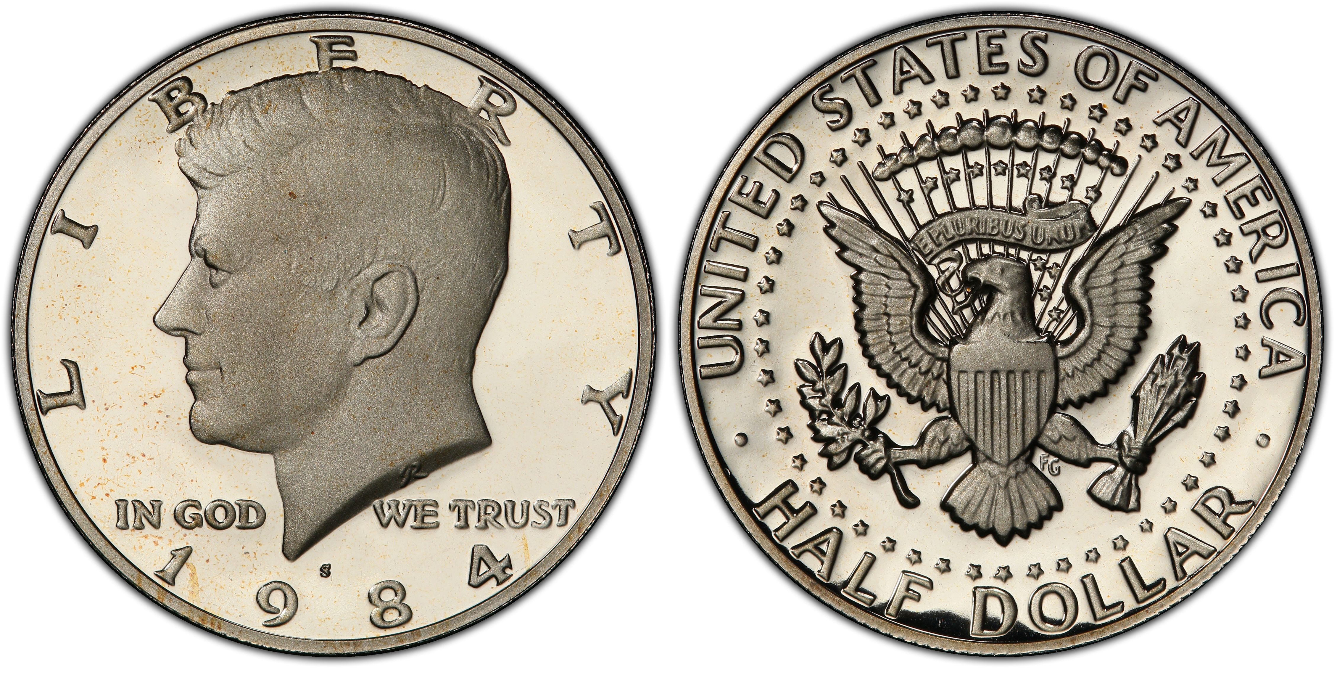 1984 S Proof Kennedy Half Dollar Choice Uncirculated US Mint 