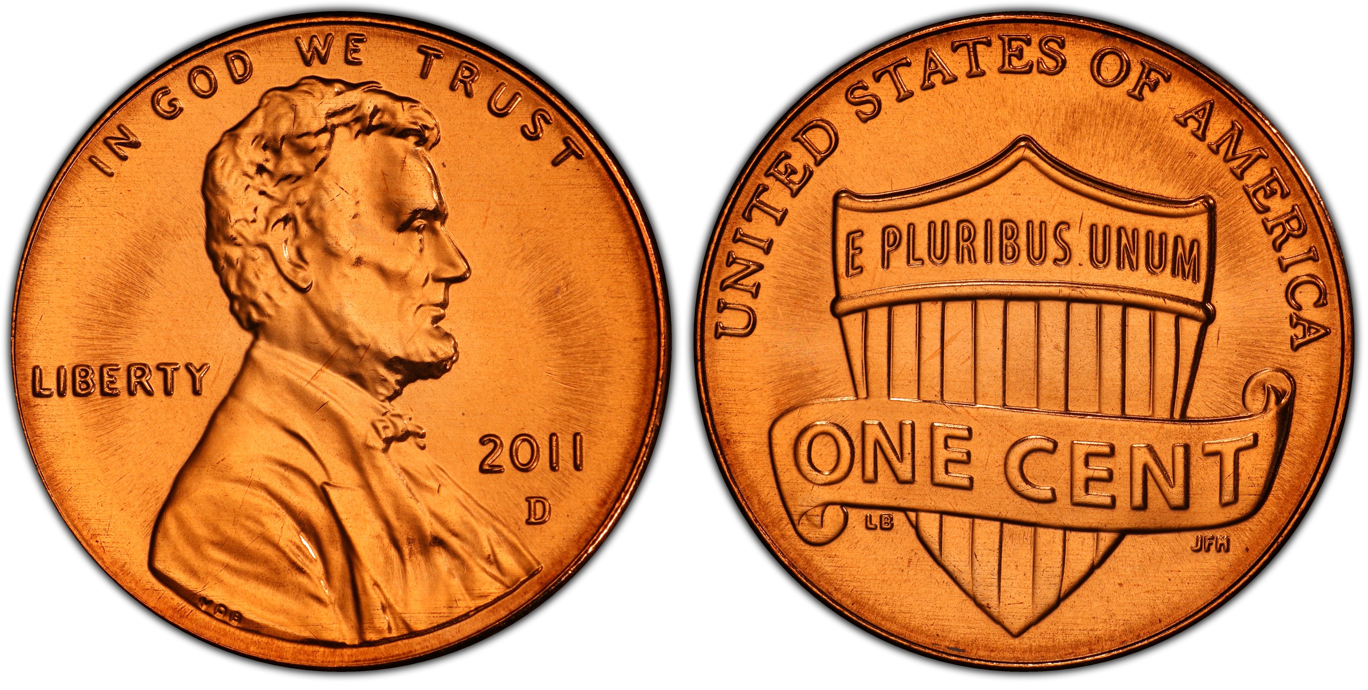 2011-D BU Lincoln Cent 50-Coin Roll 