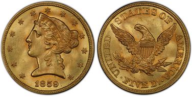 MS64+ PCGS grade