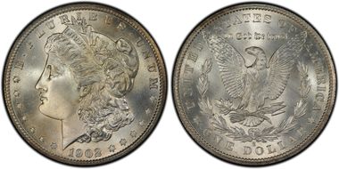  
	MS67+ PCGS grade 
