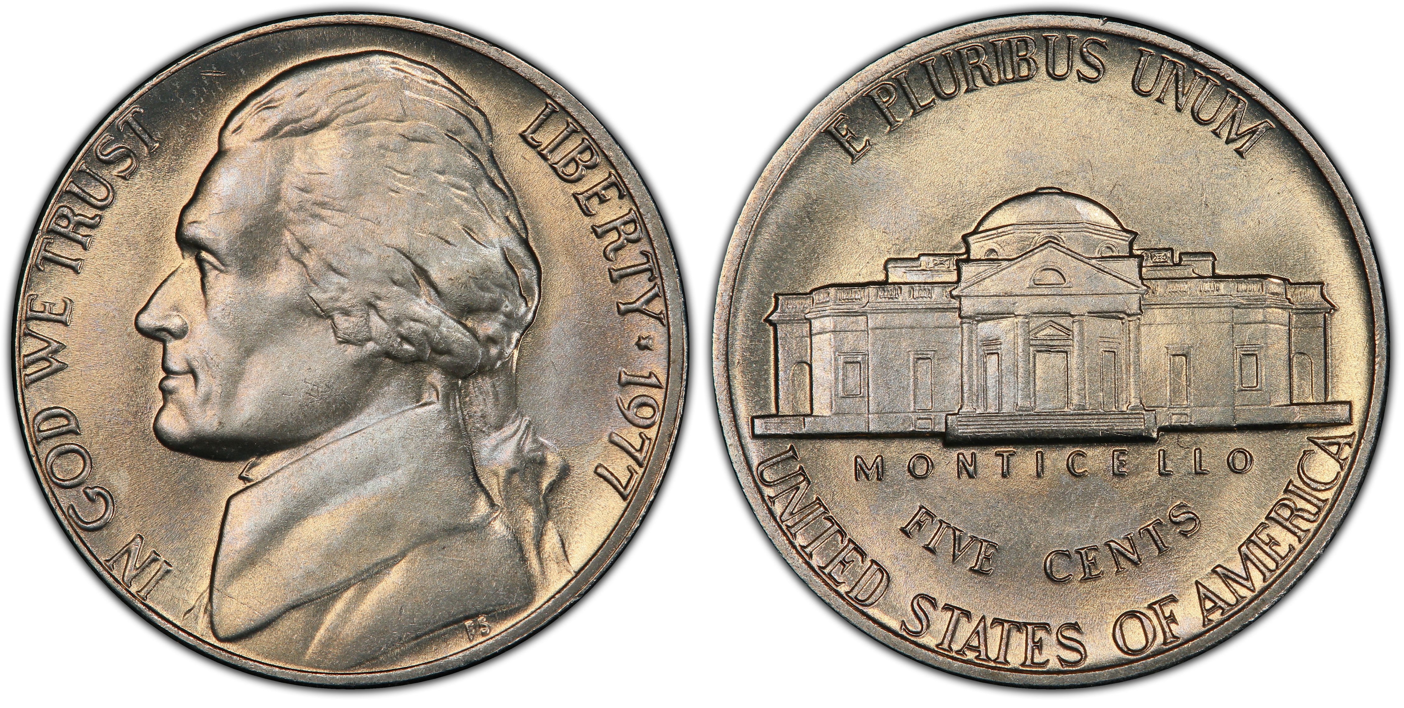 1977-P Philadelphia  Mint Jefferson Nickel BU