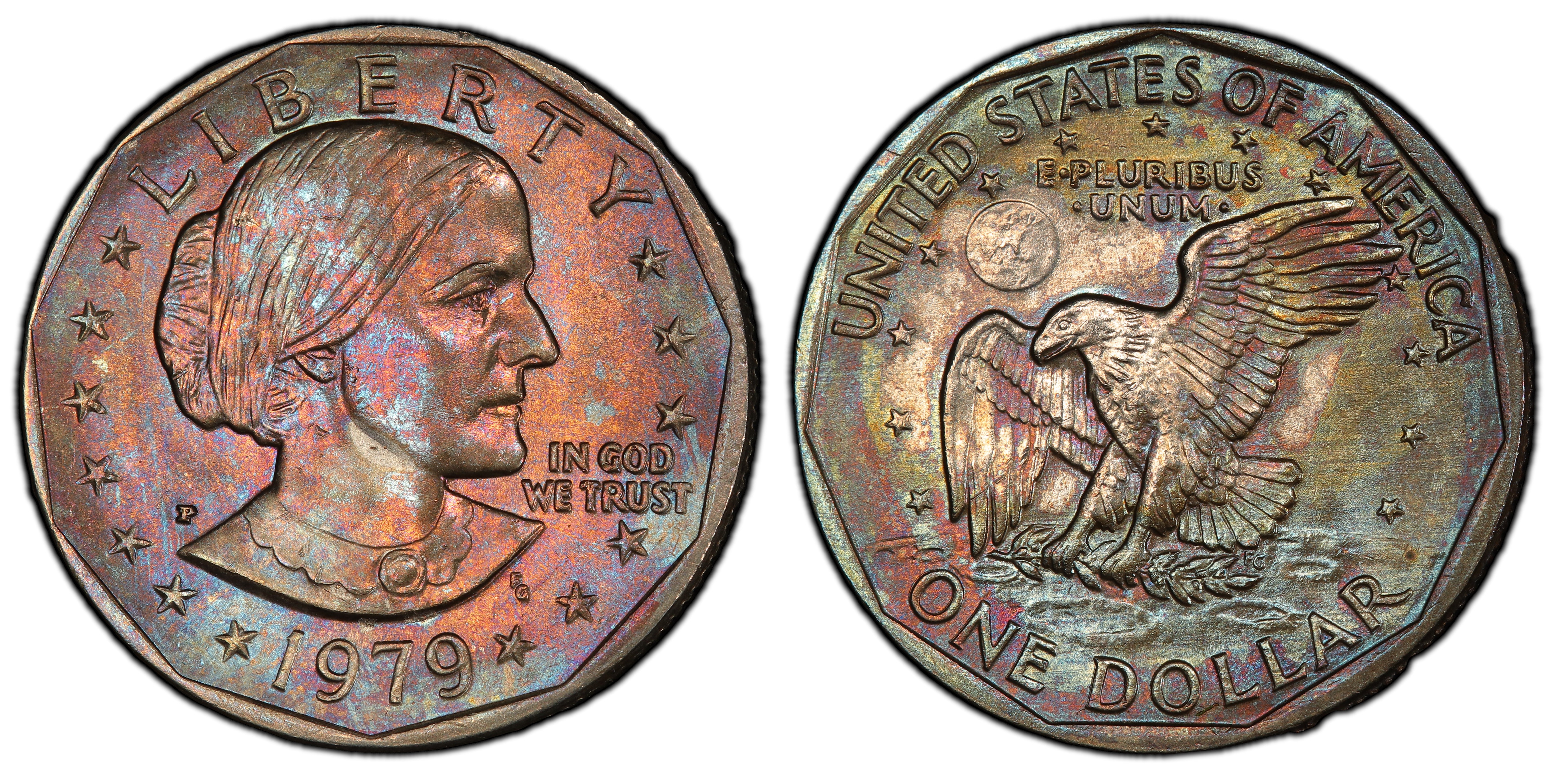 Images of Susan B. Anthony Dollar 1979-S SBA$1 - PCGS CoinFacts