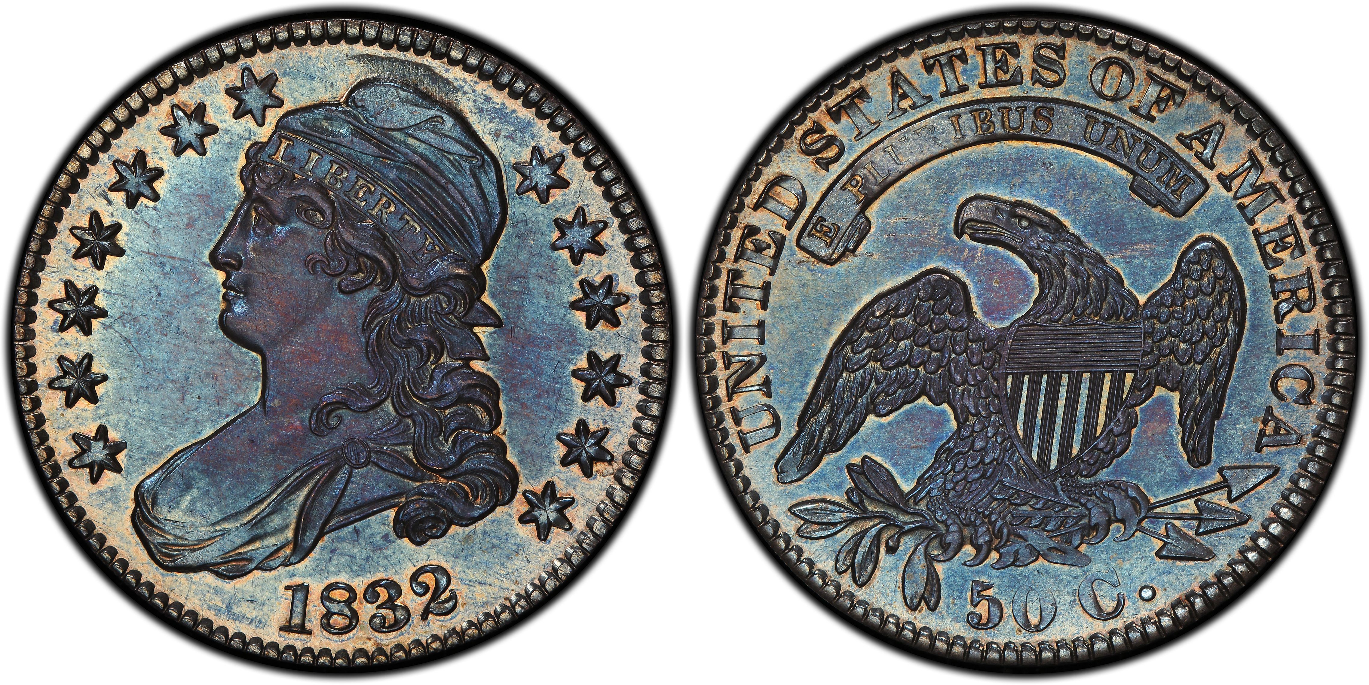 1832 50C (Proof) Capped Bust Half Dollar - PCGS CoinFacts