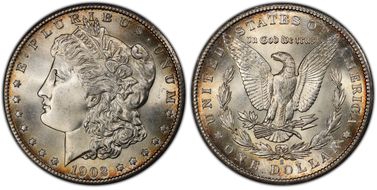 MS67 PCGS grade