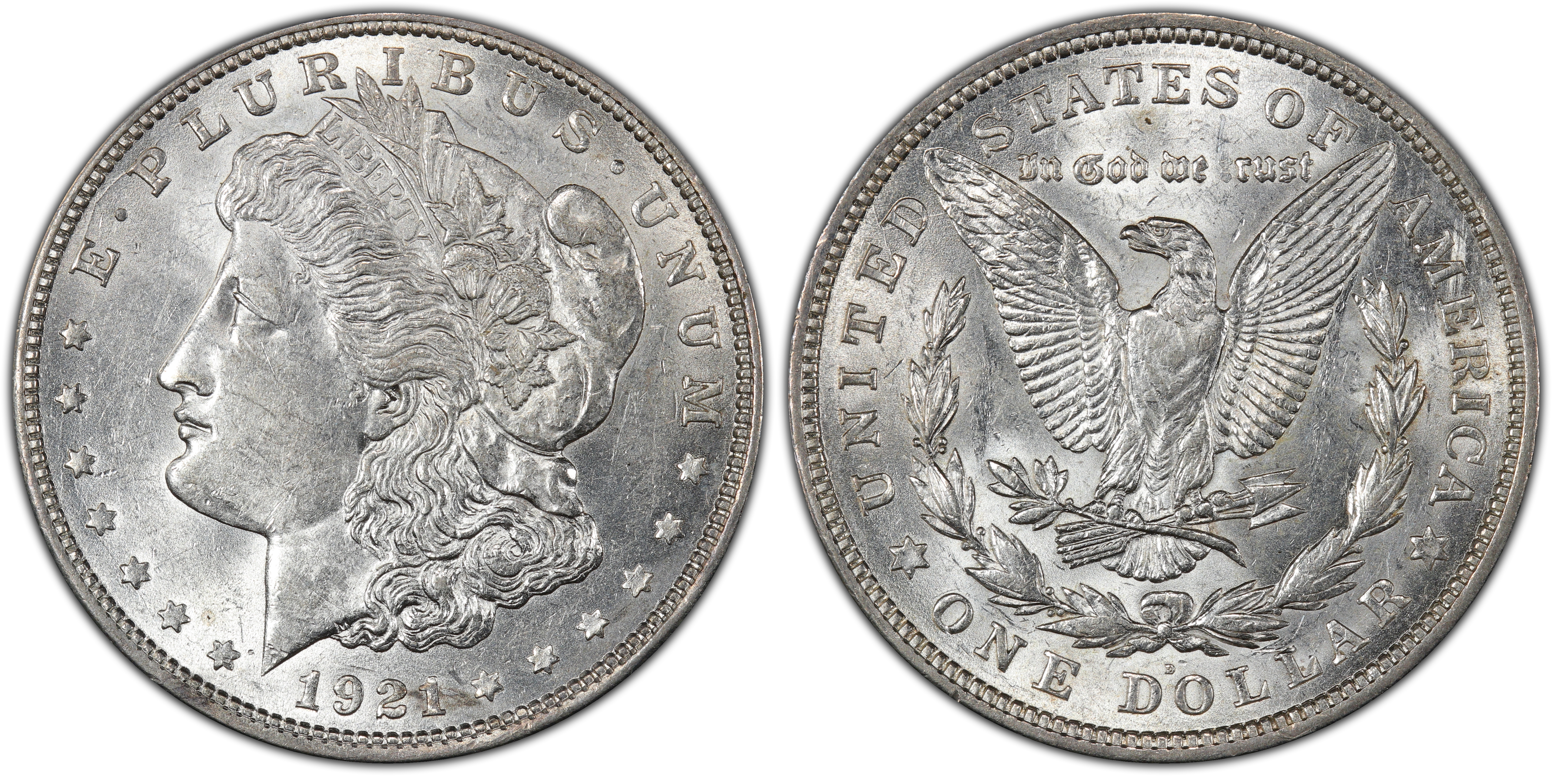 1921-D $1 VAM 9A _RUST (Regular Strike) Morgan Dollar - PCGS CoinFacts