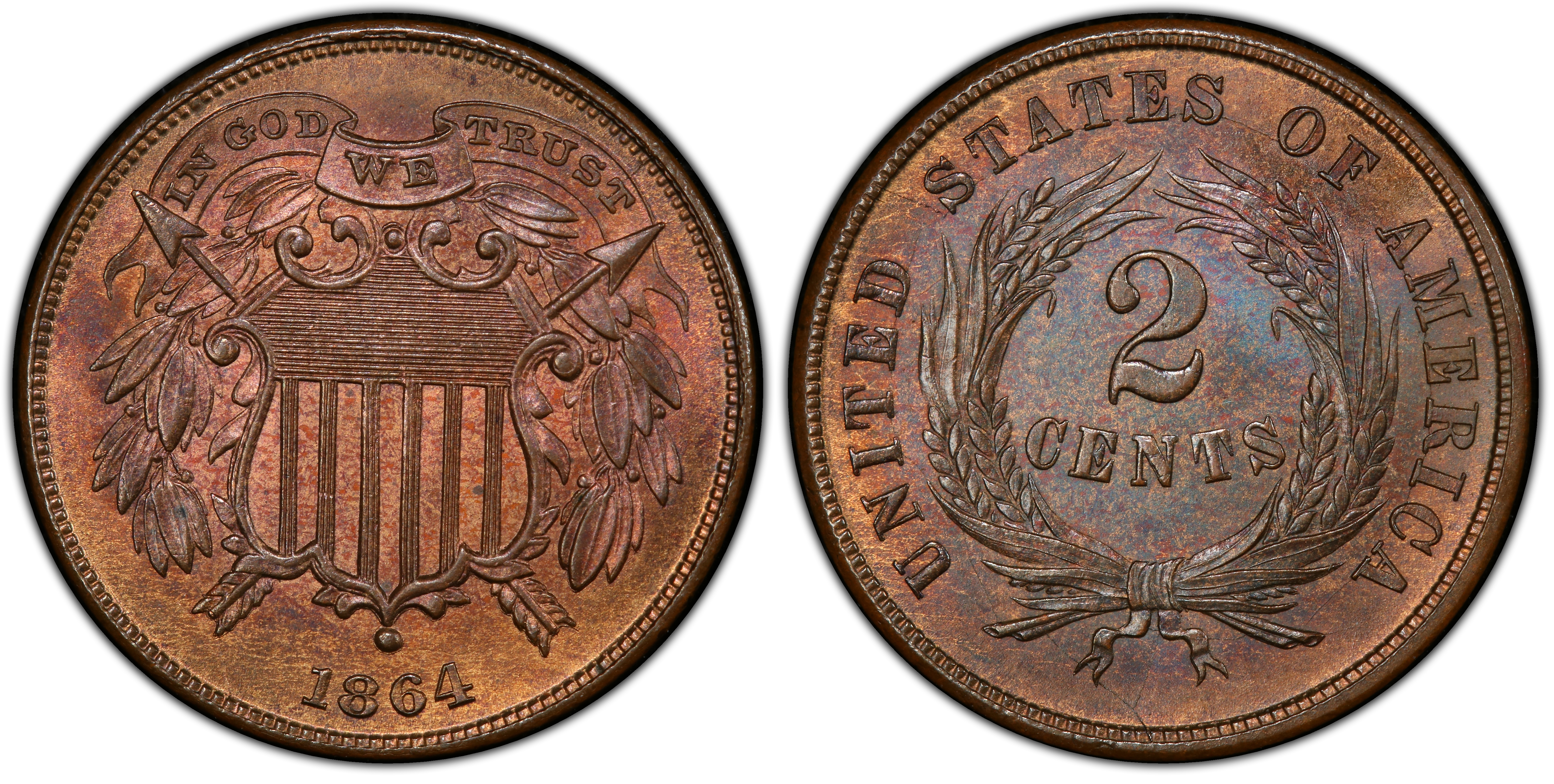 Two Cent PCGS #3580: 浏览所有图片